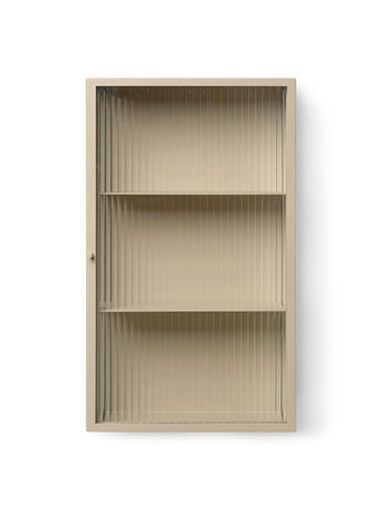 Reeded glass wall deals cabinet