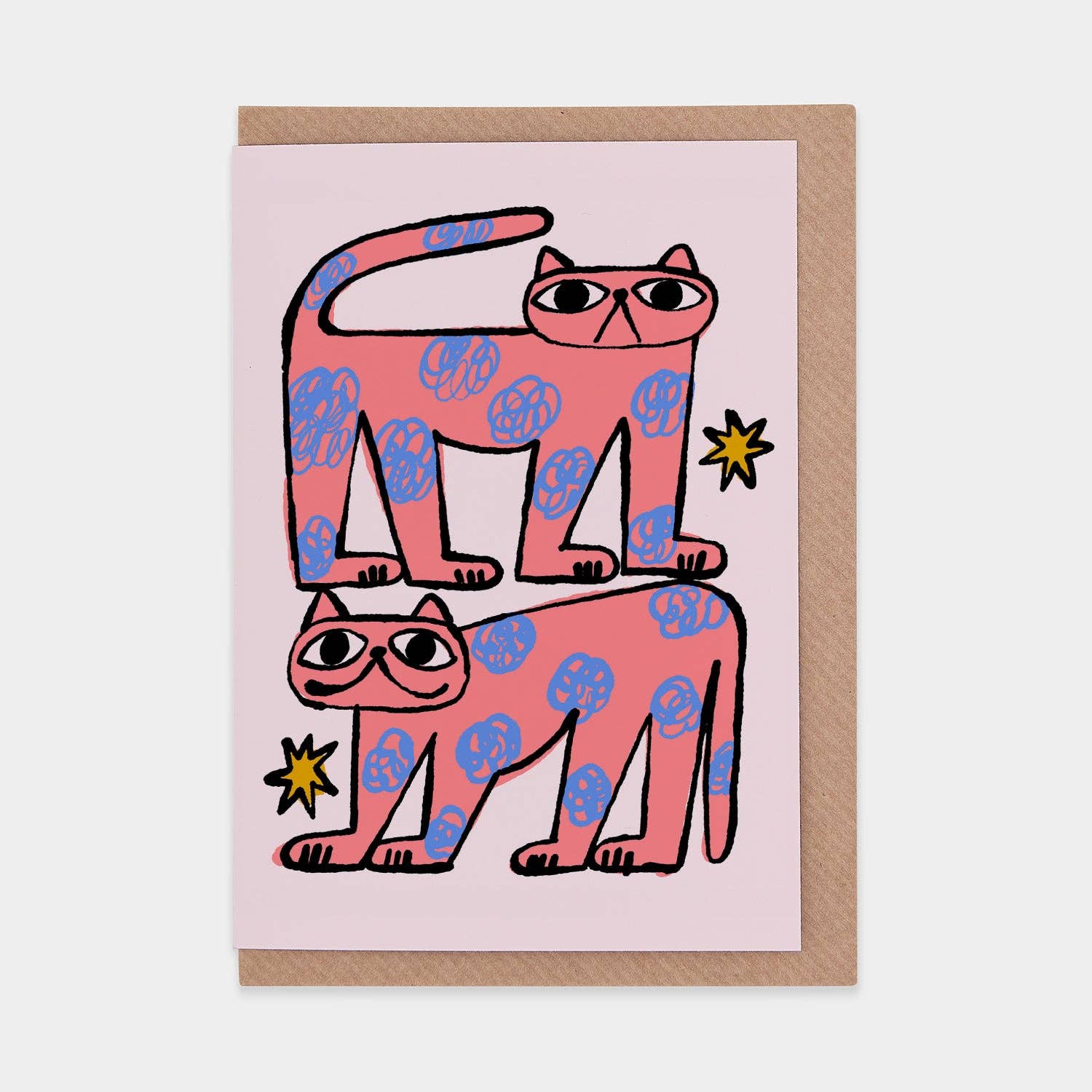 Colour Me Cats Card | Blank | by Evermade