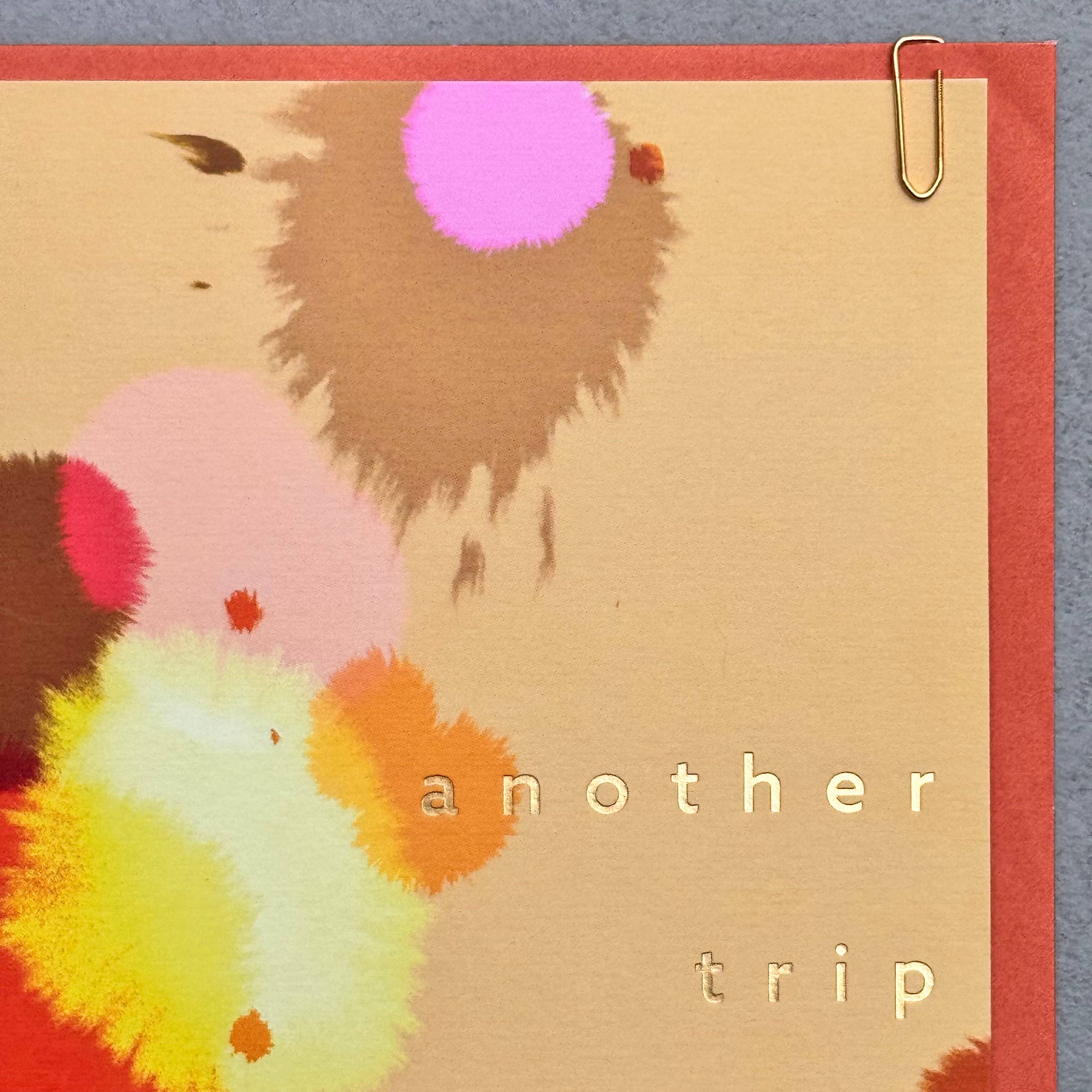 'Another trip around the Sun' Foiled Card by Pavilion