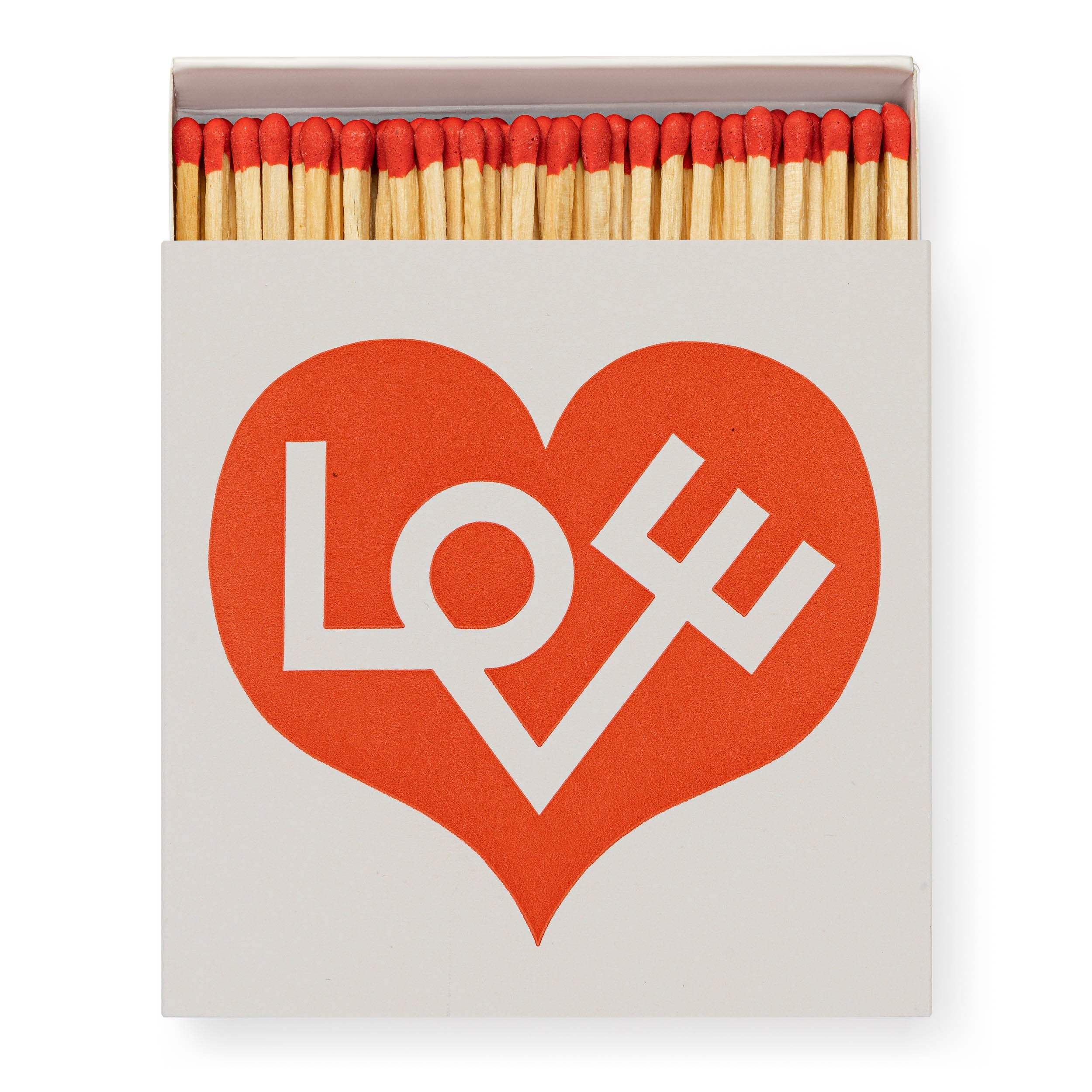 Long 'Love' Matches in a Square Box by Archivist | Lifestory