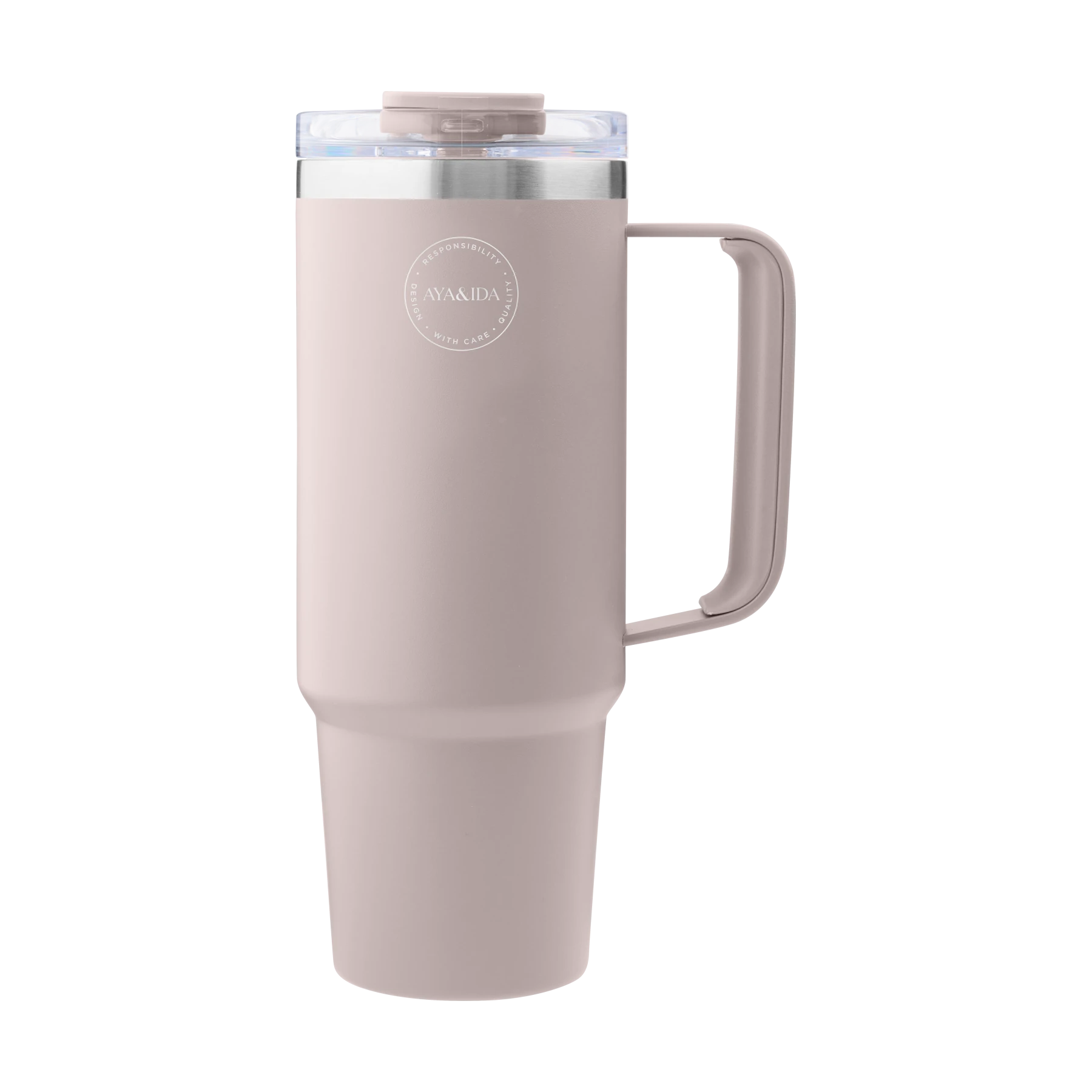 Aya & Ida 885ml Thermo Cup with Straw for Hot, Cold & Iced Drinks | Lifestory