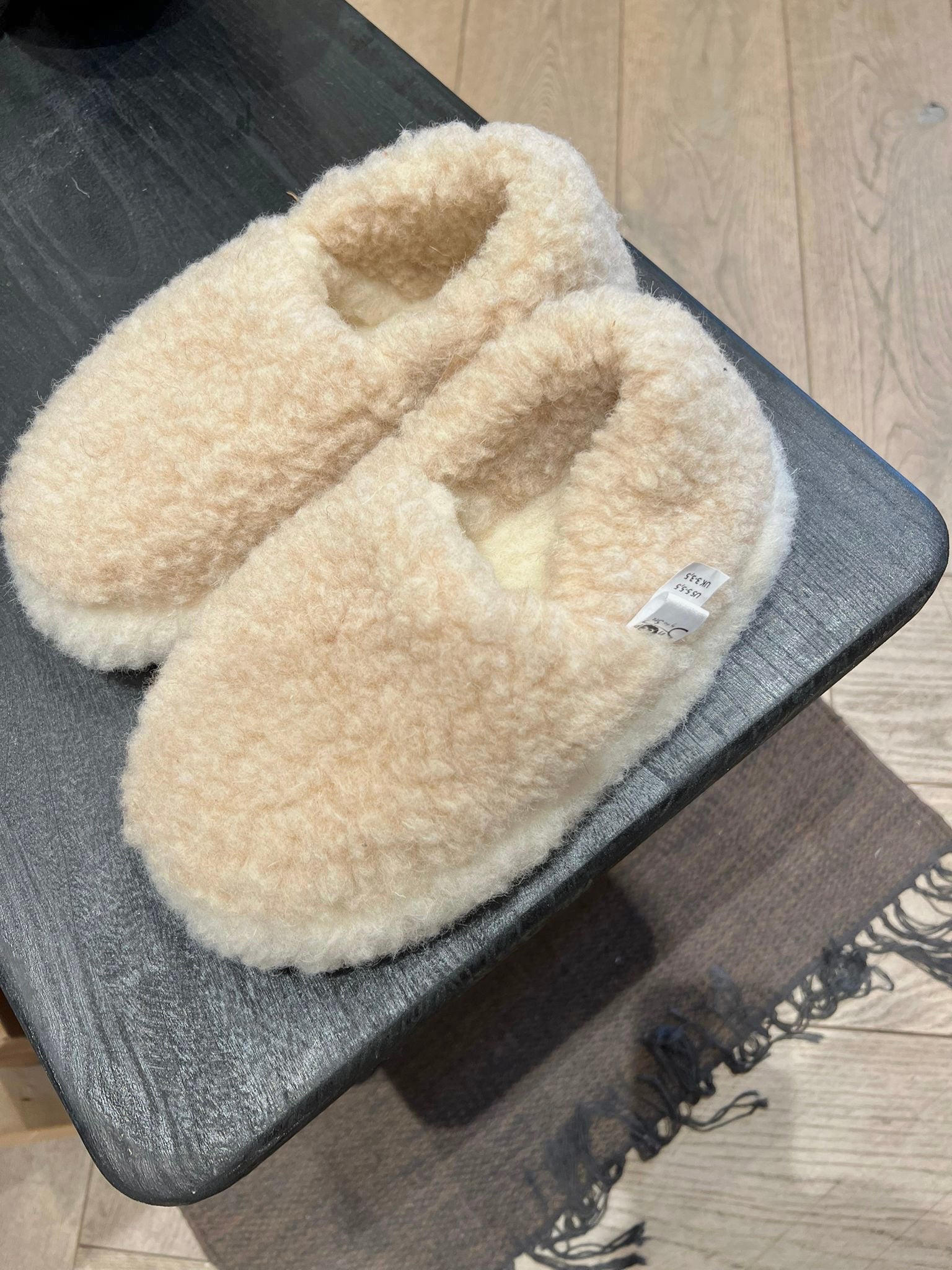 Yoko wool discount siberian wool slipper