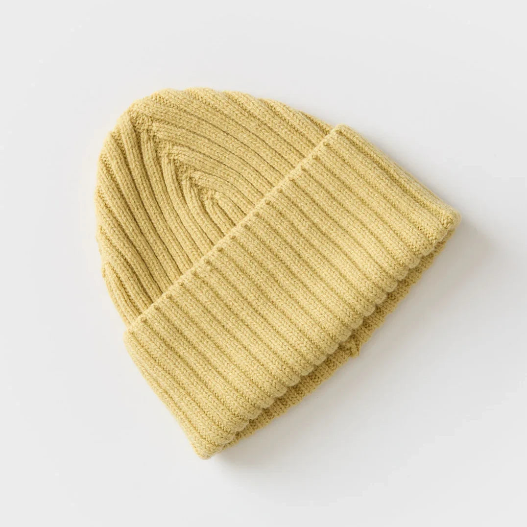 Beacon Beanie Hat in Butter by Hilary Grant | Lifestory