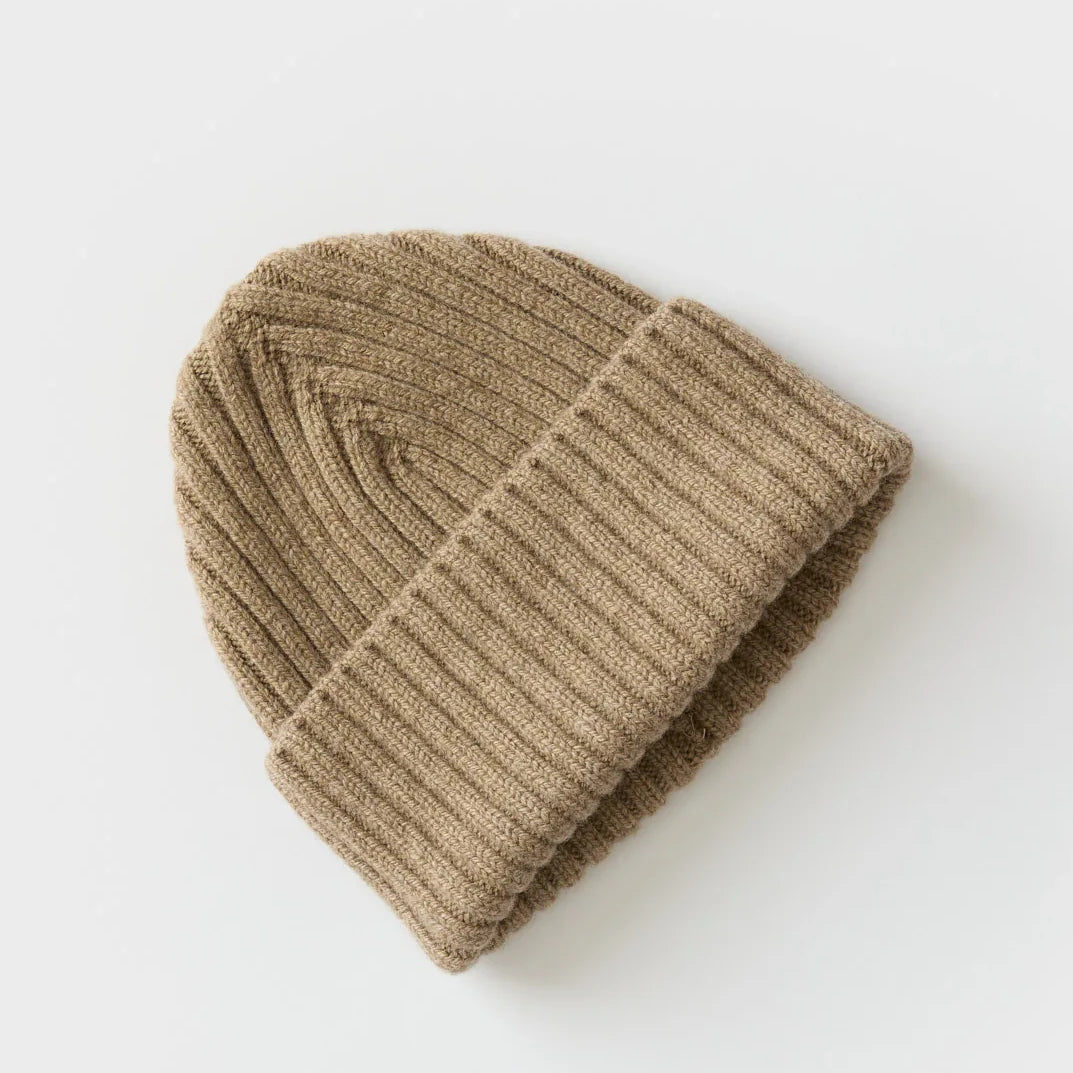 Beacon Beanie Hat in Vole by Hilary Grant | Lifestory