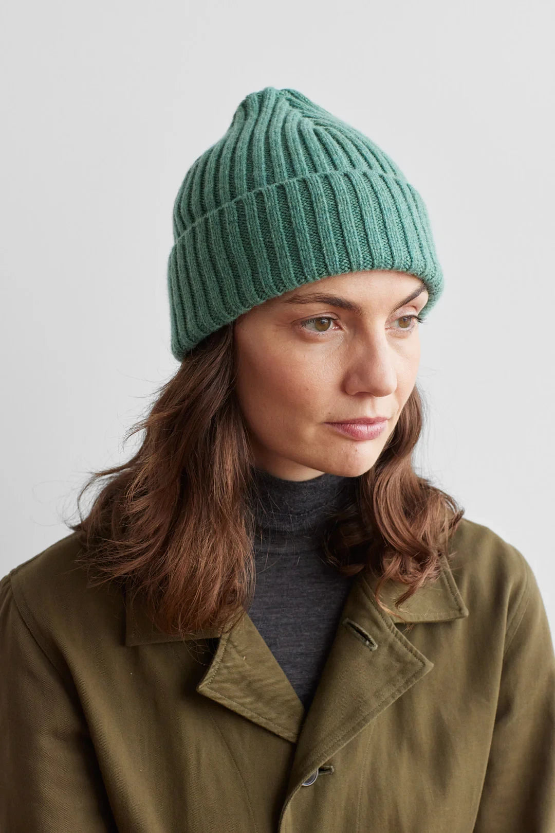 Beacon Beanie Hat in Willow by Hilary Grant | Lifestory