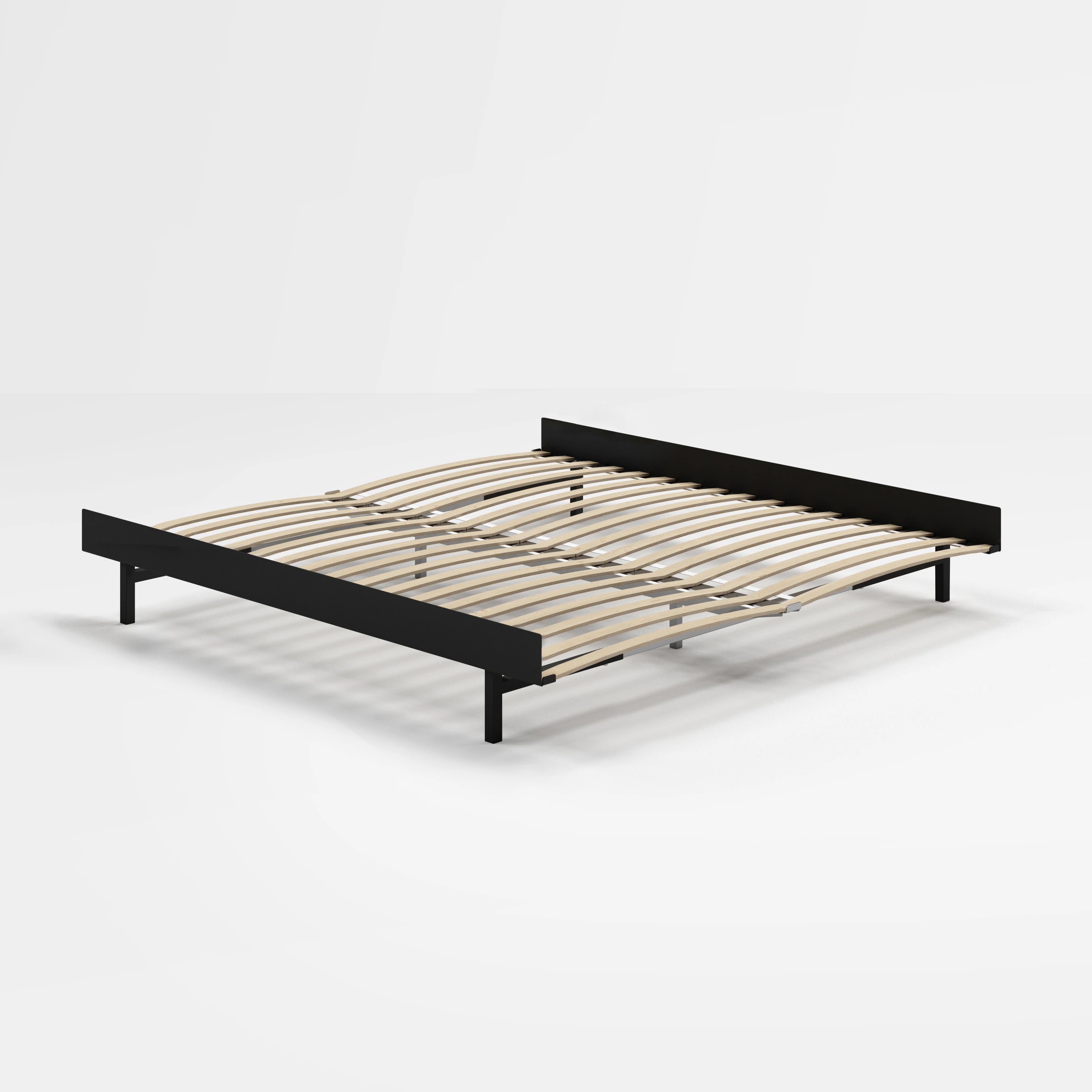 180cm bed in black by Moebe