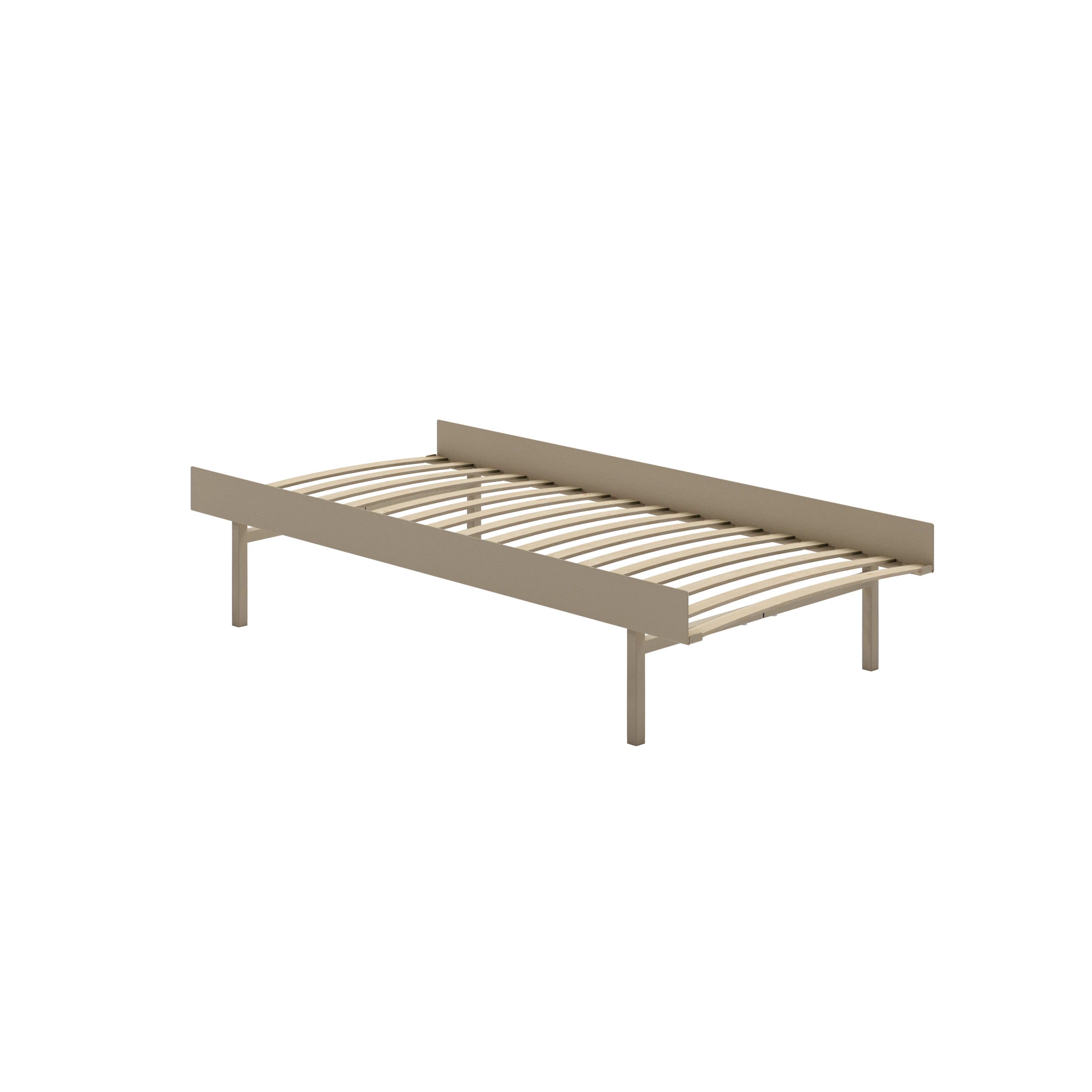 Moebe 90cm high bed in sand - Lifestory