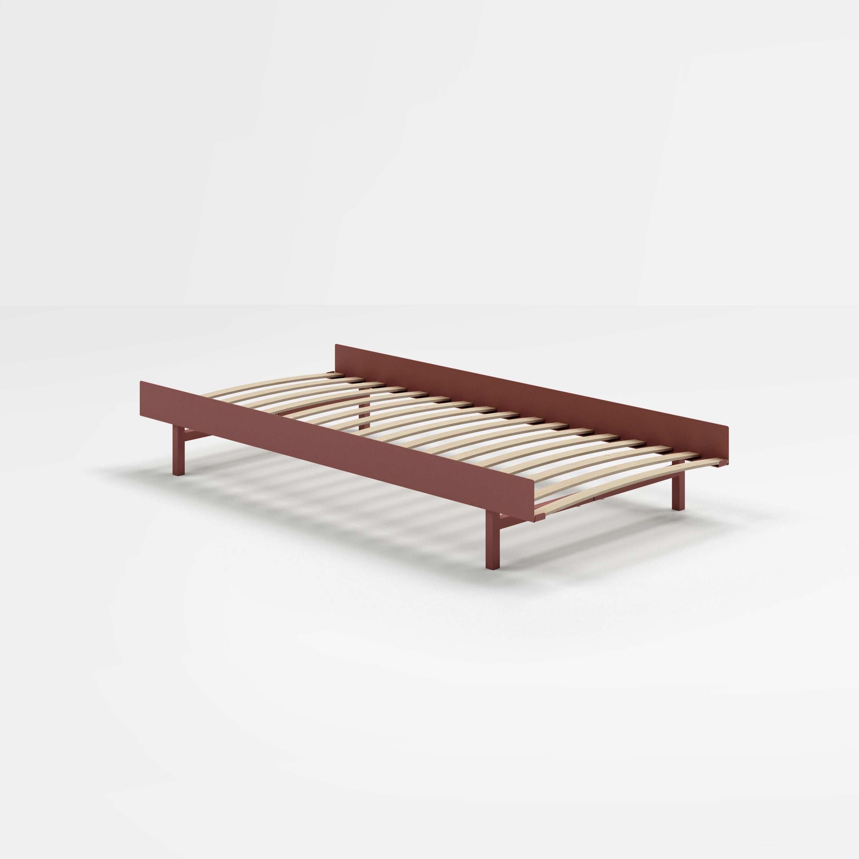 90 cm bed low by Moebe in Dusty Rose - Lifestory