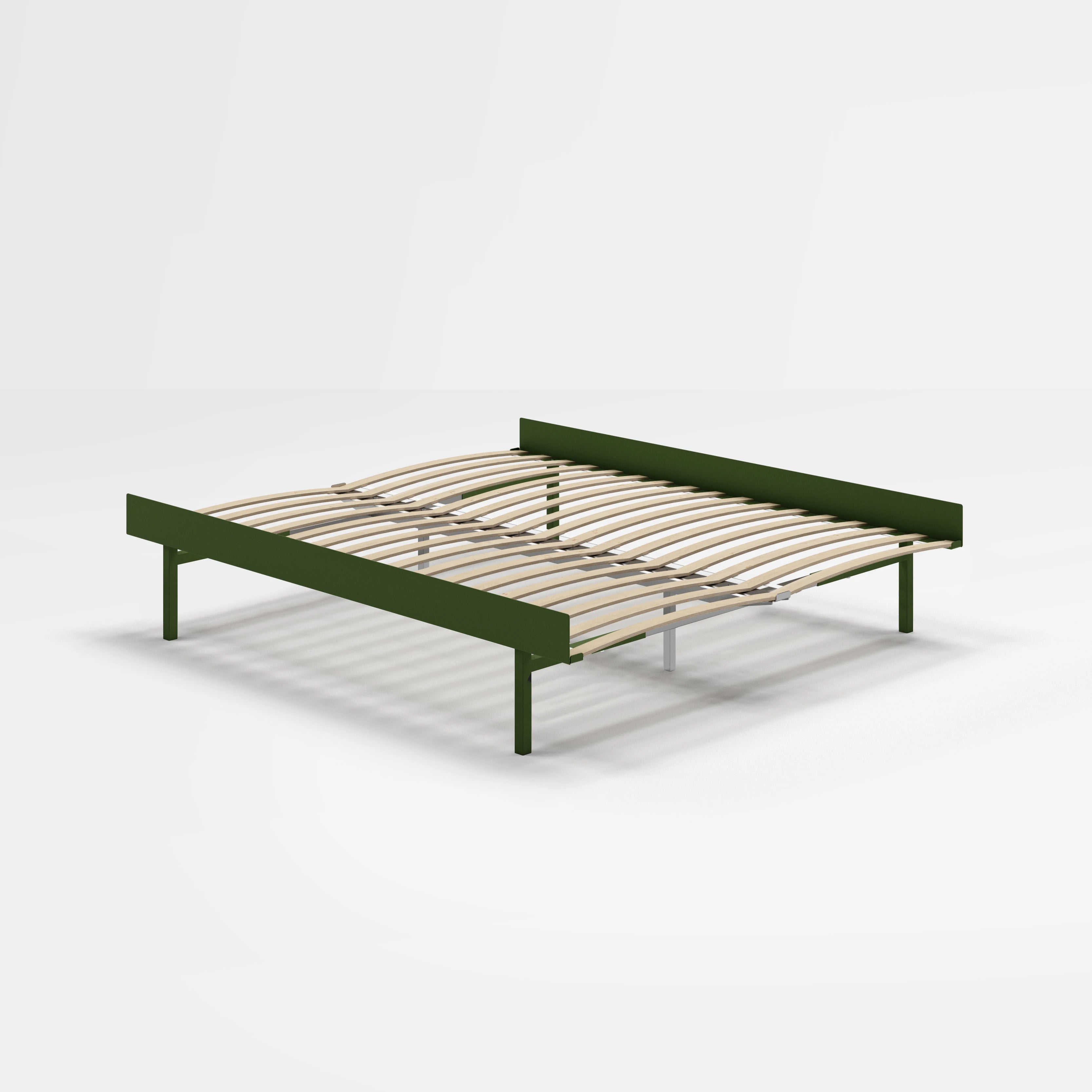 Moebe 160cm Tall Bed in Pine Green - Lifestory