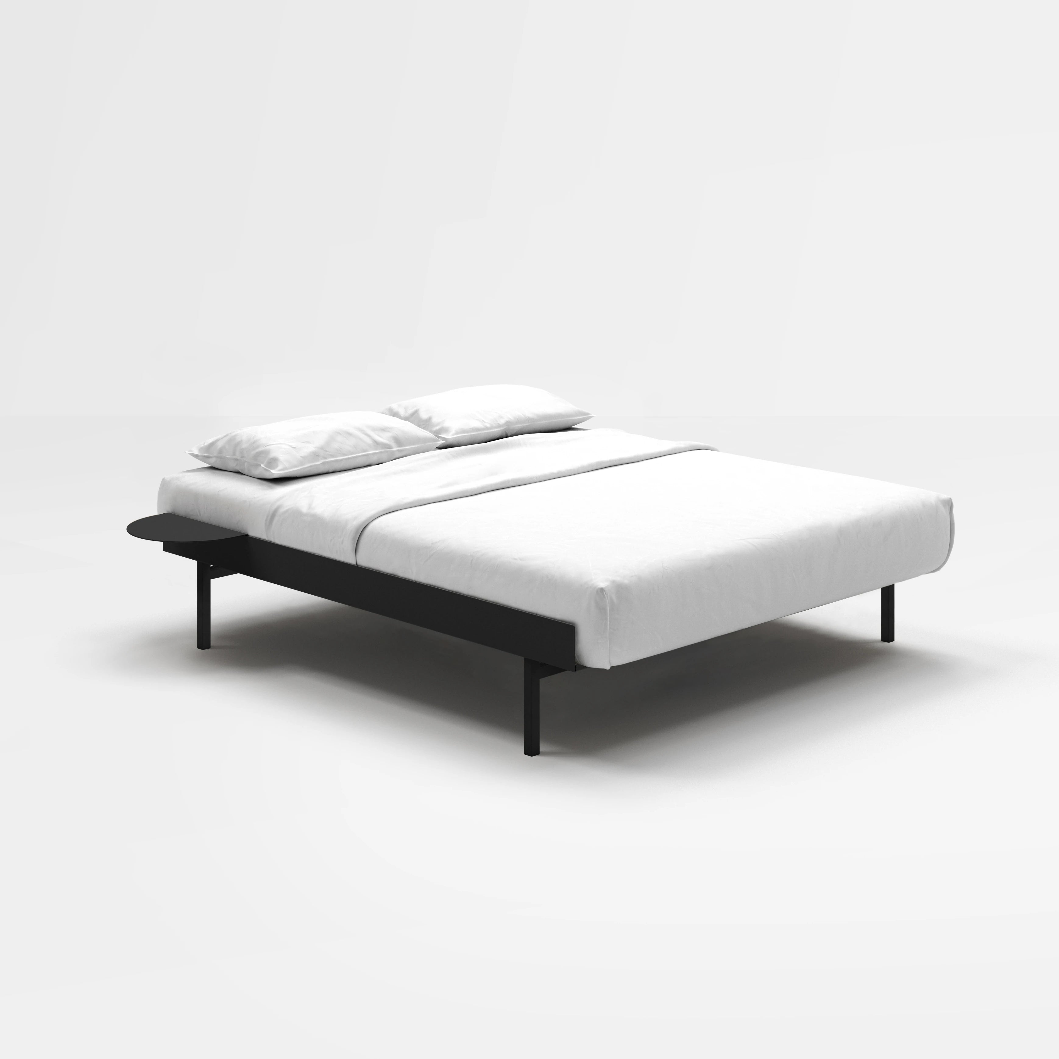 Moebe Tall Bed in Black - Lifestory