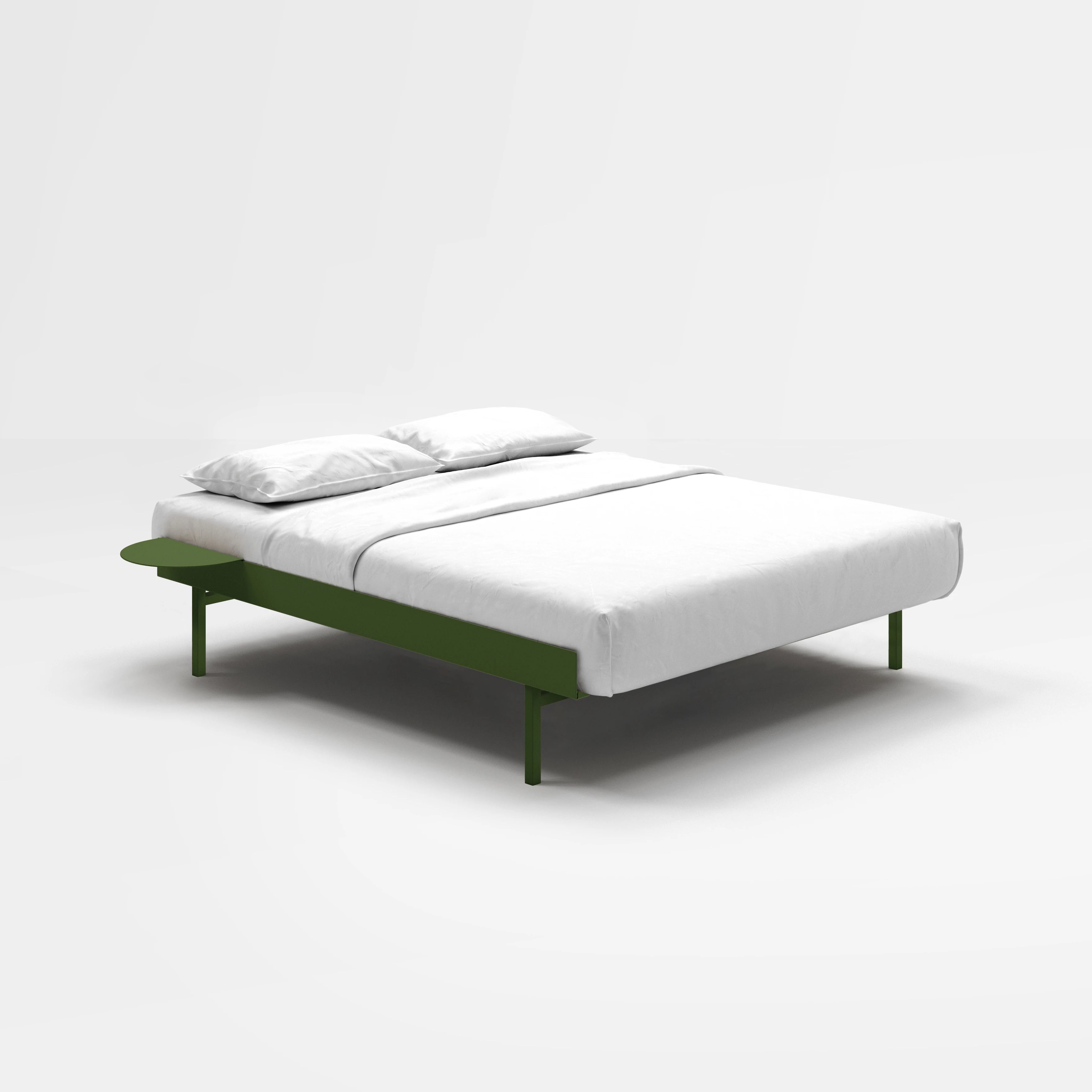 Moebe Tall Bed in Pine Green - Lifestory