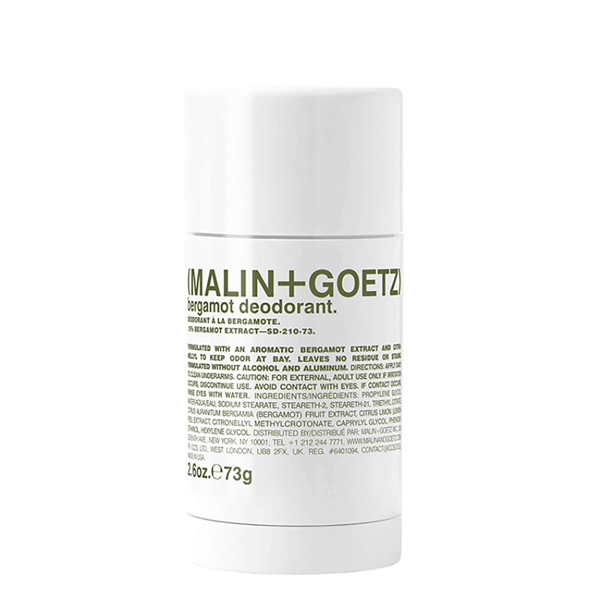 Bergamot Deodorant | Stick | by Malin+Goetz