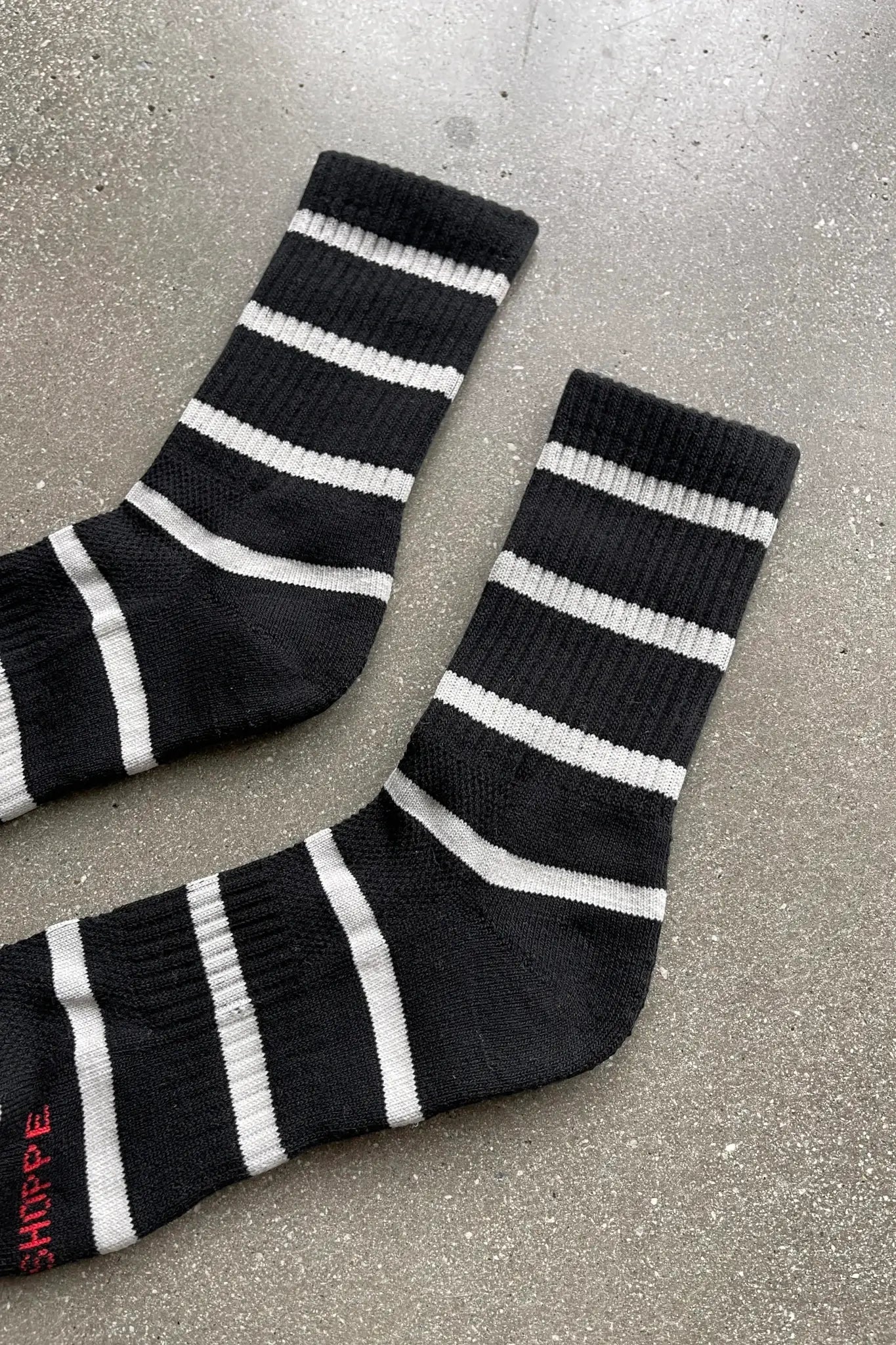 Boyfriend Socks | Black Stripe | by Le Bon Shoppe - Lifestory