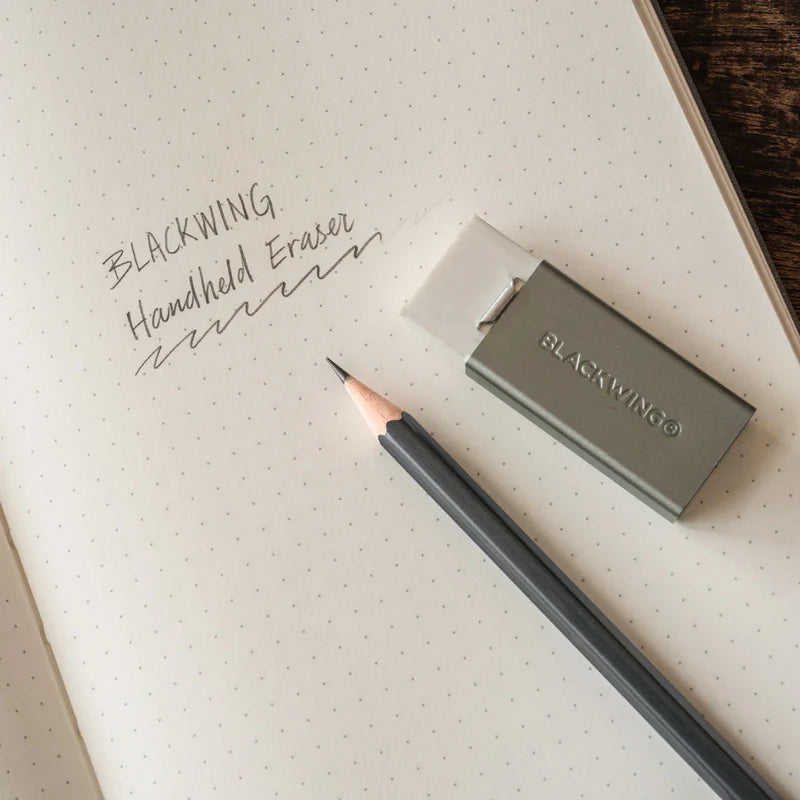 Blackwing Soft Handheld Eraser & Holder - Grey