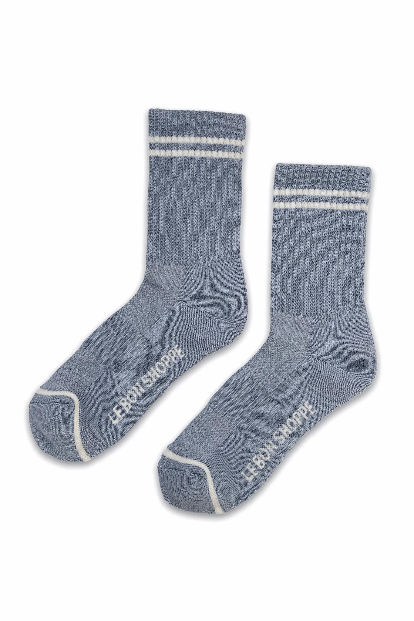 Boyfriend Socks | Blue Grey | by Le Bon Shoppe - Lifestory - Le Bon Shoppe