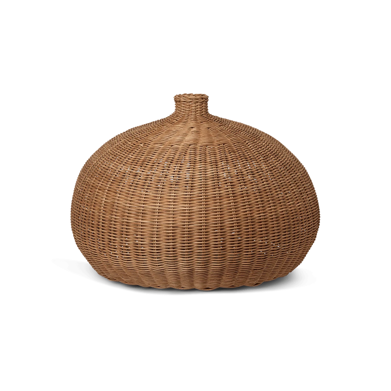 Braided Belly Lampshade | Natural Rattan | by ferm Living - Lifestory