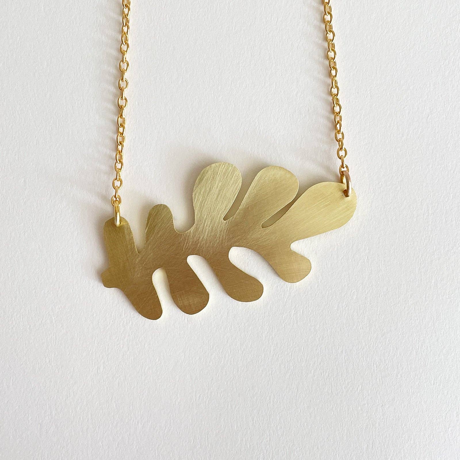 Brass Brack Necklace by Tom Pigeon | Lifestory