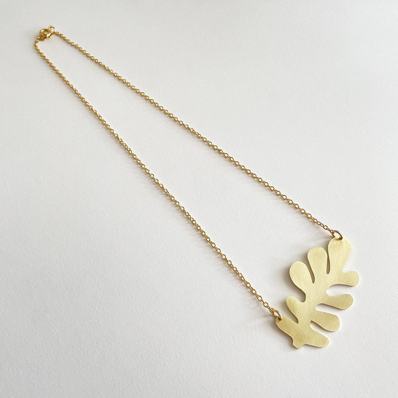 Brass Brack Necklace by Tom Pigeon | Lifestory