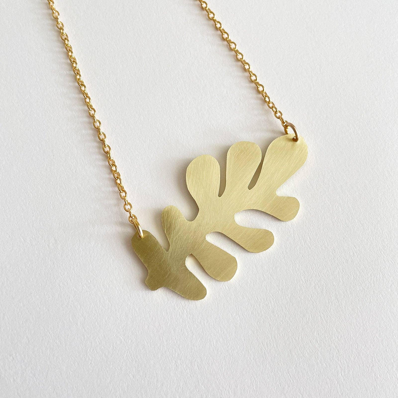 Brass Brack Necklace by Tom Pigeon | Lifestory