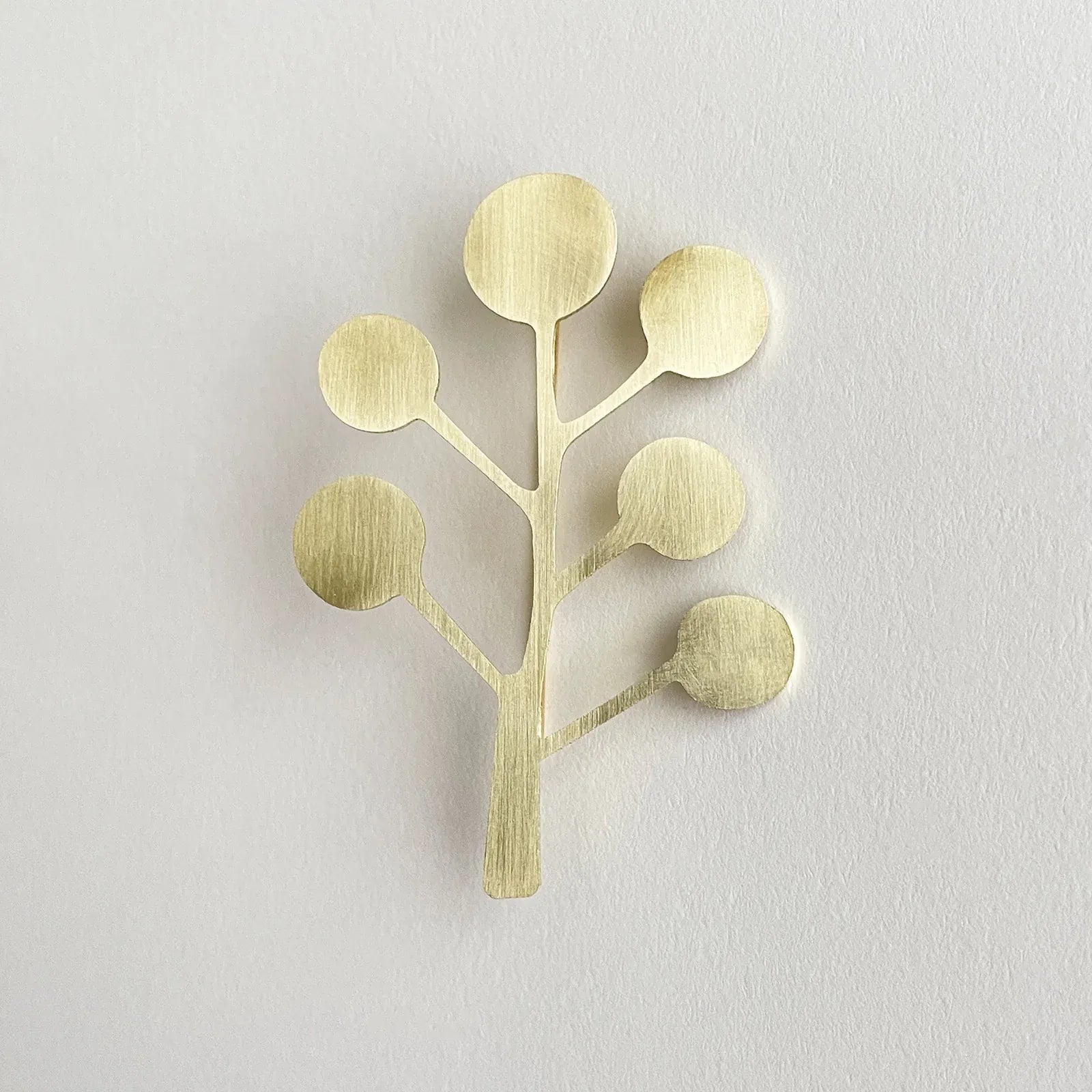 Brass Kelp Pin by Tom Pigeon | Lifestory