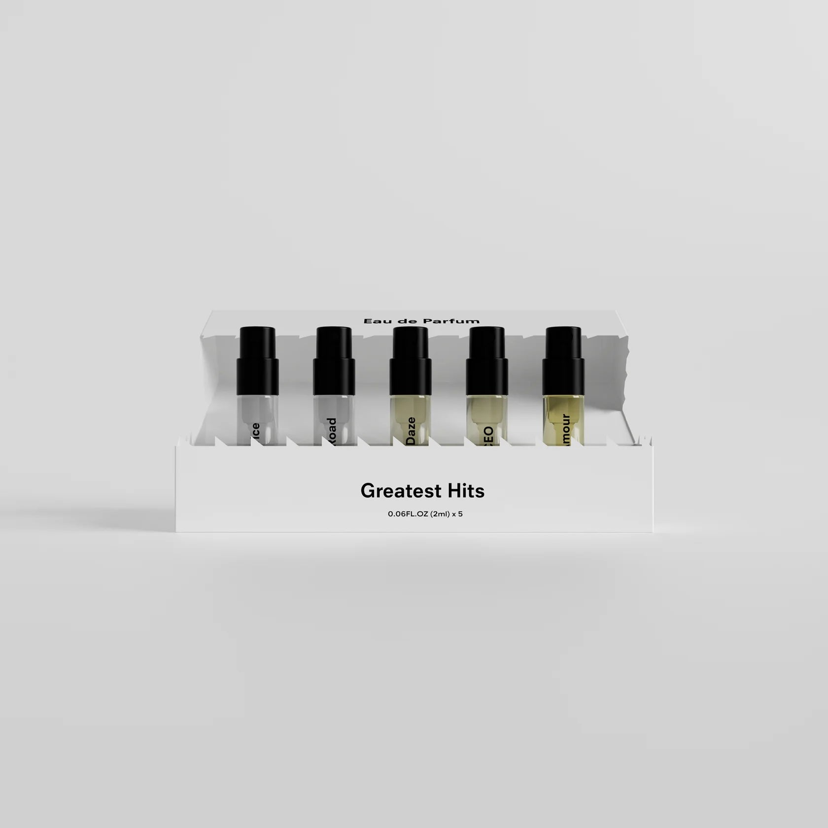 'The Greatest Hits' Unisex Eau De Parfum 5 x 2ml Sample Set by CRA-YON at Lifestory Edinburgh