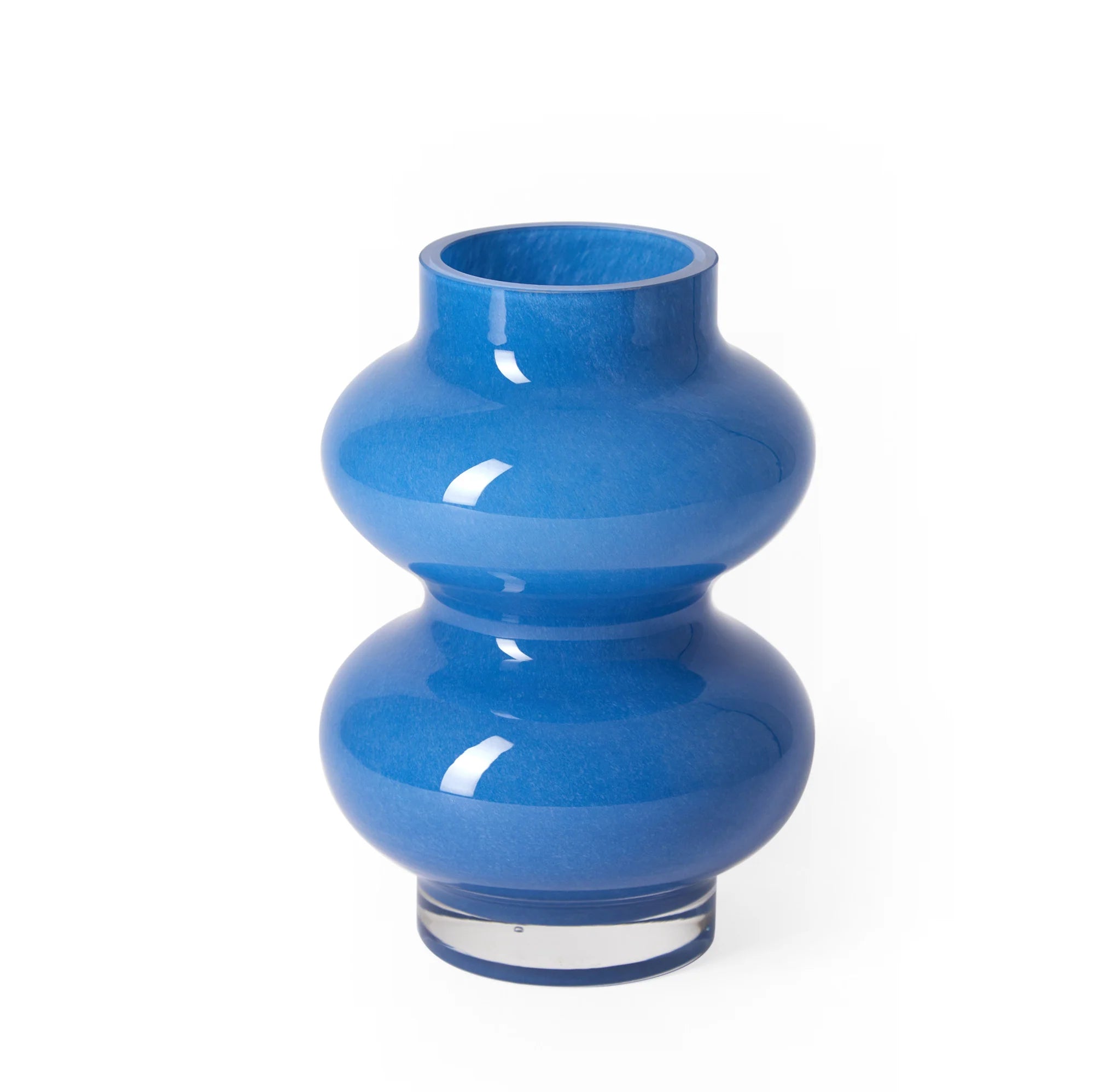 Cornflower Blue Glass Vase by The Conran Shop