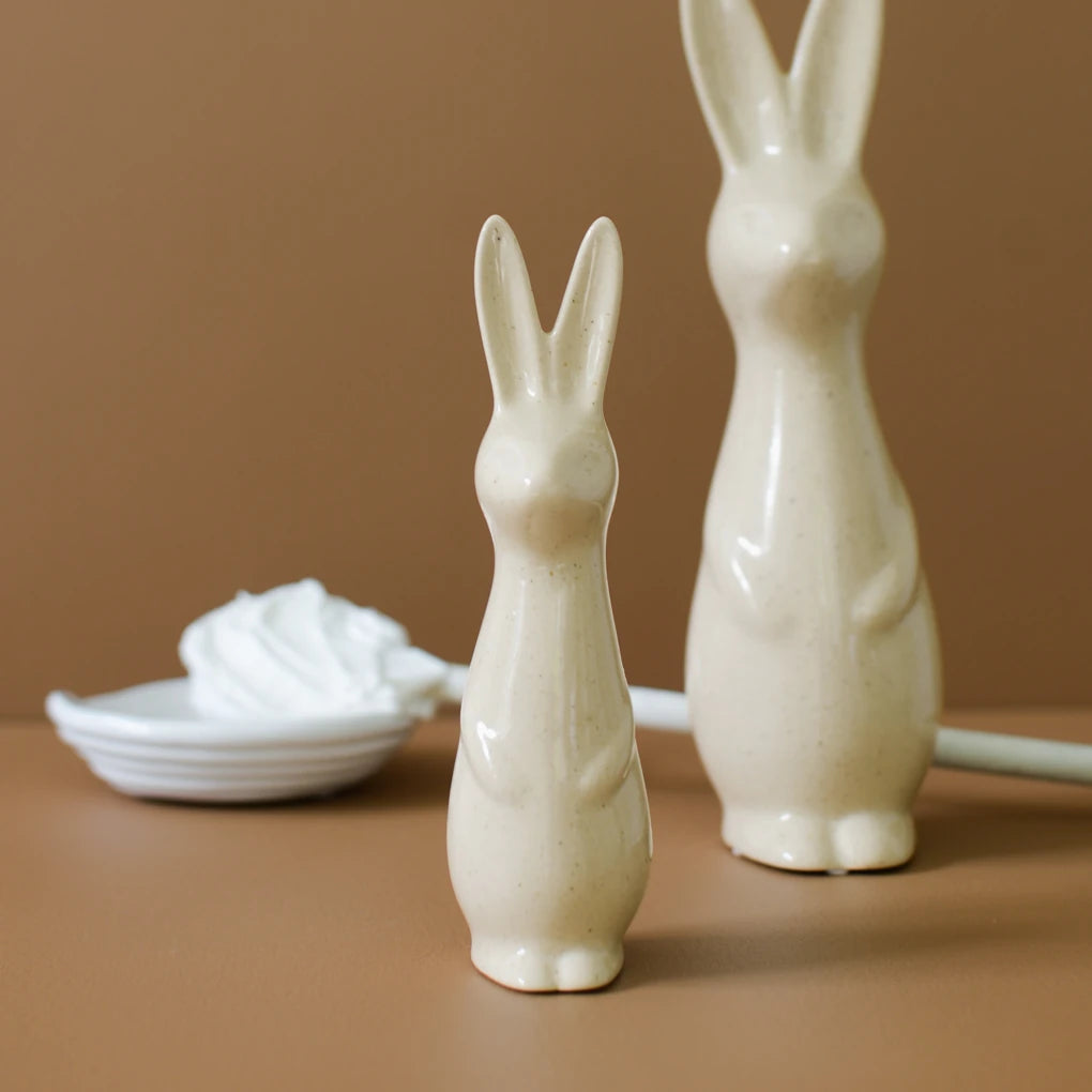 Swedish Rabbit in Vanilla Glazed Ceramic by DBKD