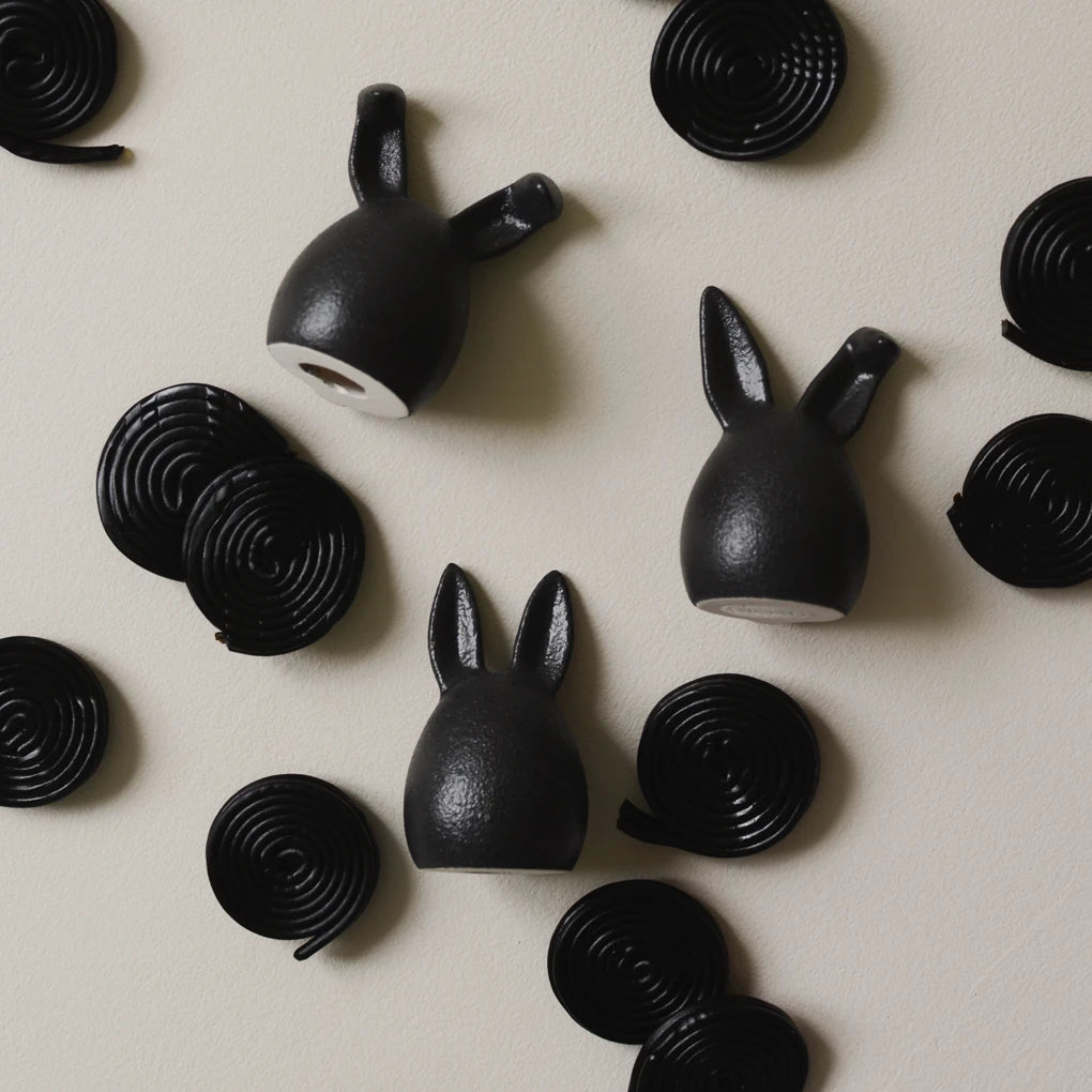 Rabbit Triplets | Pack of 3 | Cast Iron Effect | Ceramic | by DBKD