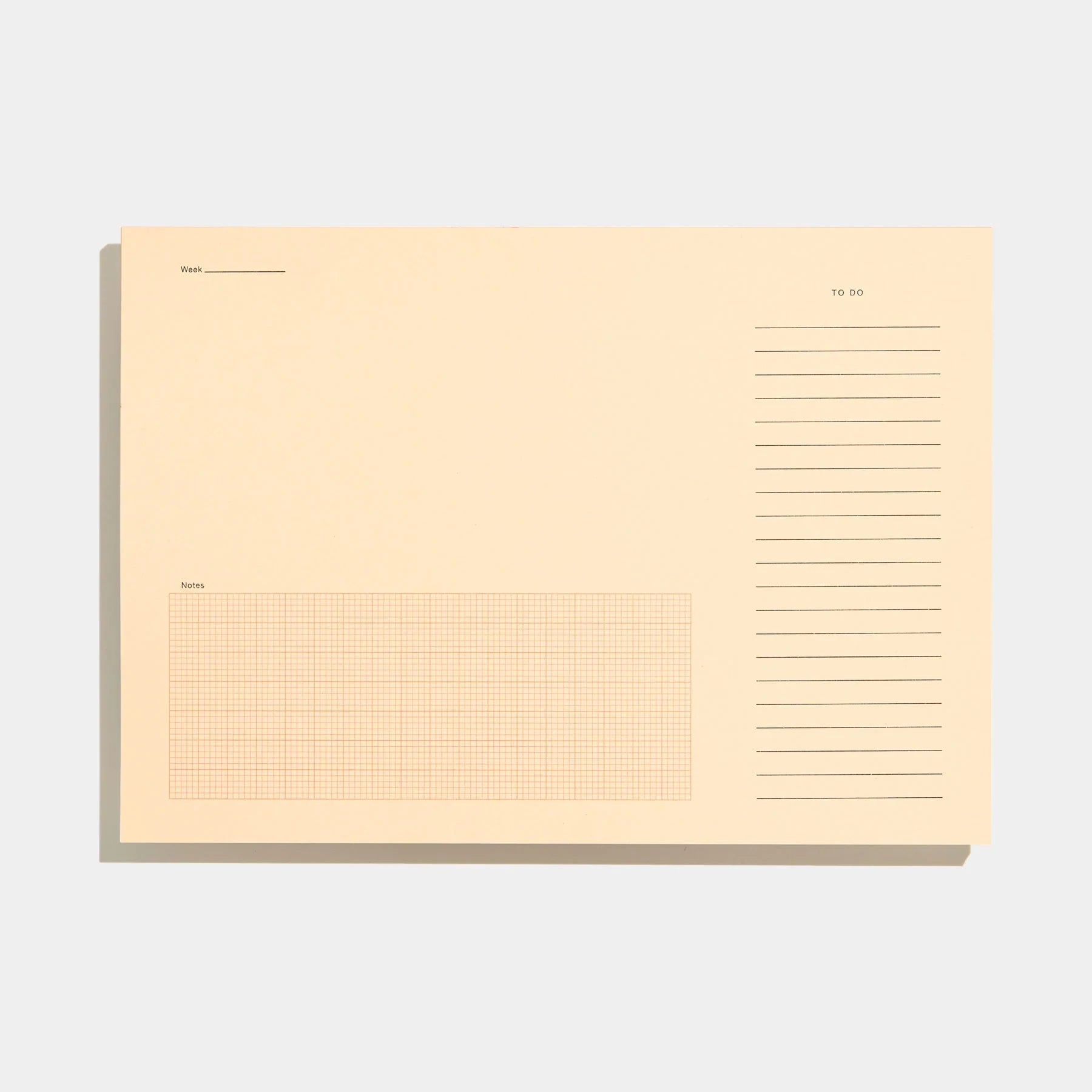 Desktop Notepad | Pale Salmon | by Before Breakfast - Lifestory