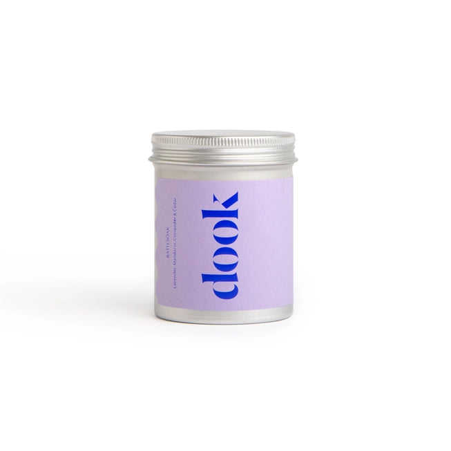 Dook 200g Tin Bath Soak - Lavender, Mandarin, Coriander & Cedar