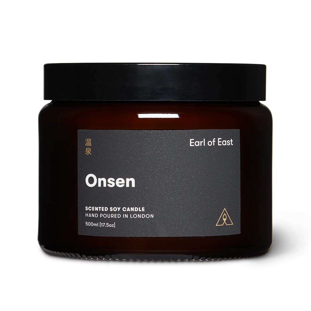 Onsen - Japanese Hot Springs | 500ml | 3 Wick Soy Wax Candle | by Earl of East