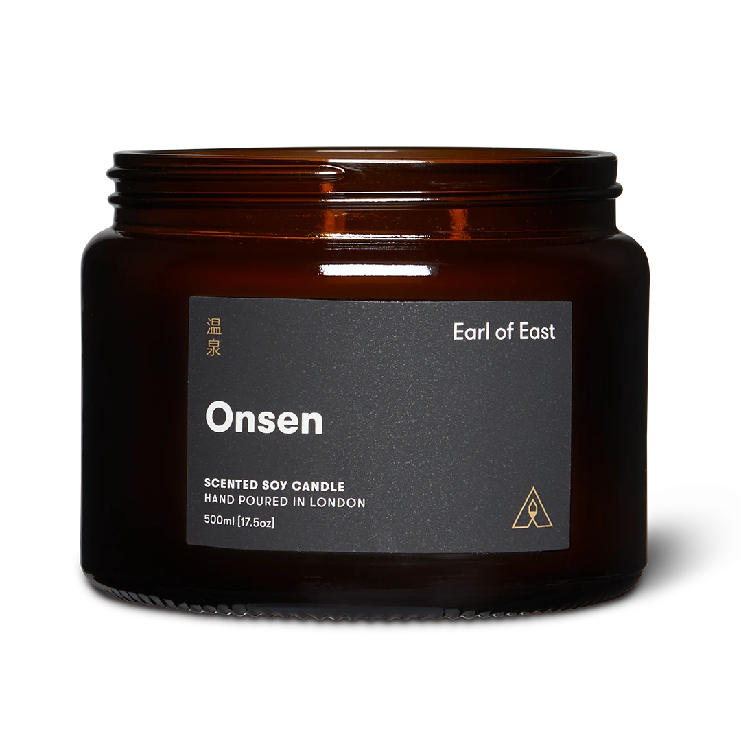 Onsen - Japanese Hot Springs | 500ml | 3 Wick Soy Wax Candle | by Earl of East