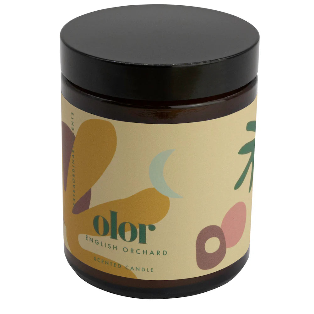 OLOR English Orchard Candle - 30 Hour Burn Time