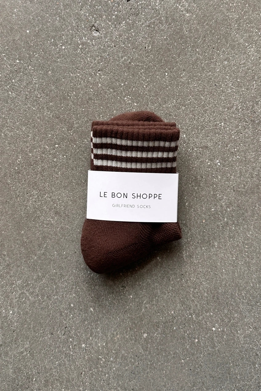 Mahogany Girlfriend Socks by Le Bon Shoppe | Lifestory