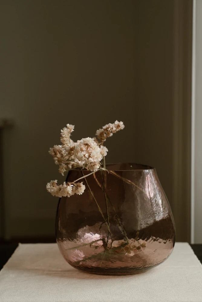 Glass vase in Mauve by The Conran Shop - Lifestory