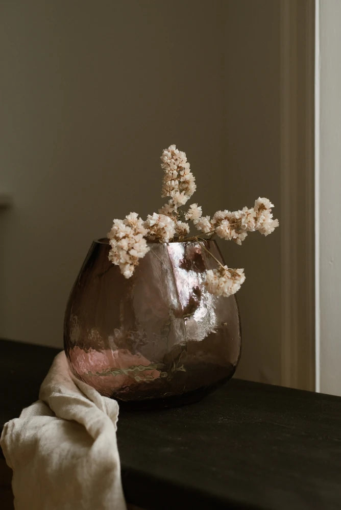 Glass vase in Mauve by The Conran Shop - Lifestory