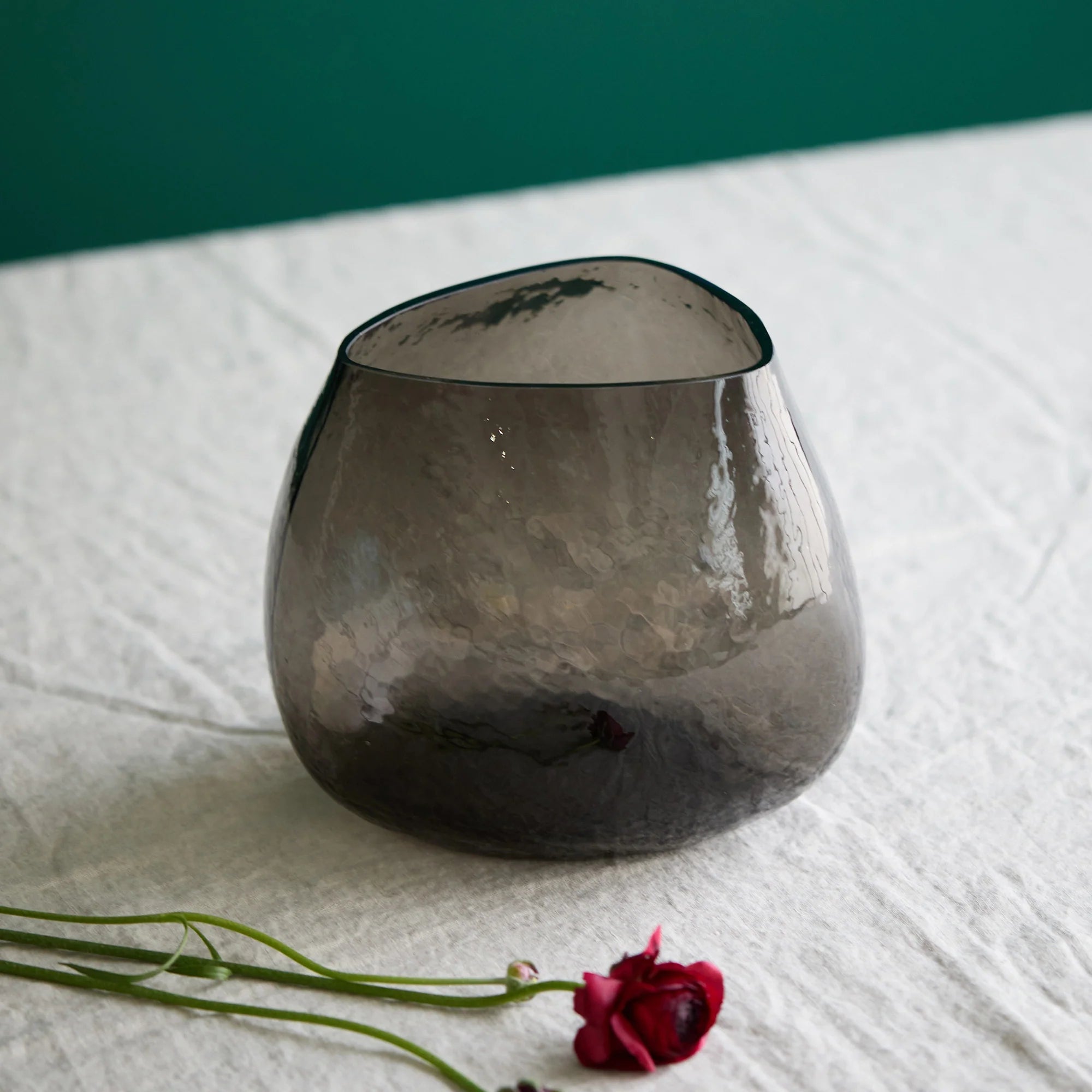 Glass vase in Smoke by The Conran Shop - Lifestory