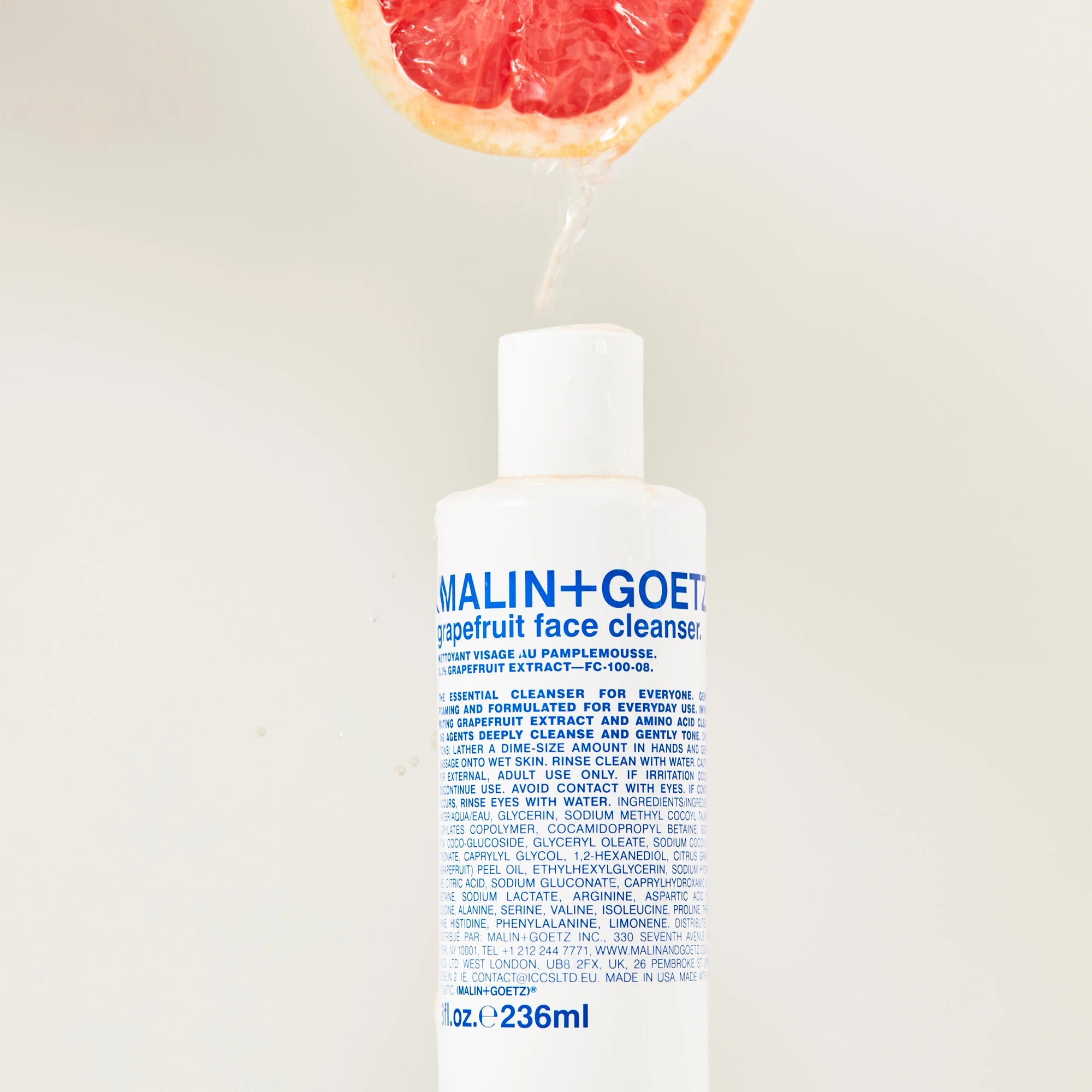 Grapefruit Face Cleanser | Foaming Gel | by Malin+Goetz