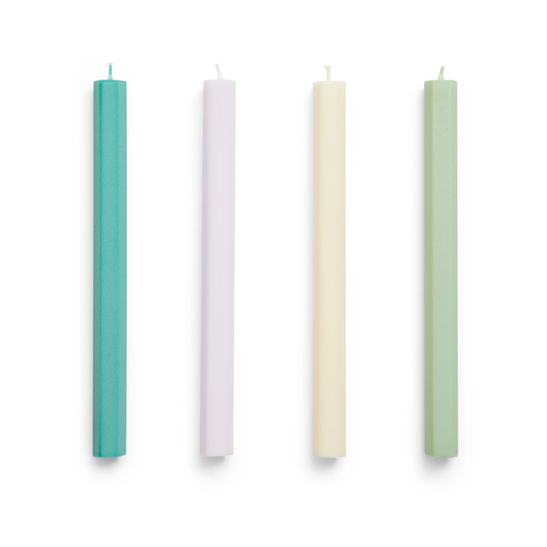 HAY Set of 4 Pastel Hexagon Candles | Lifestory