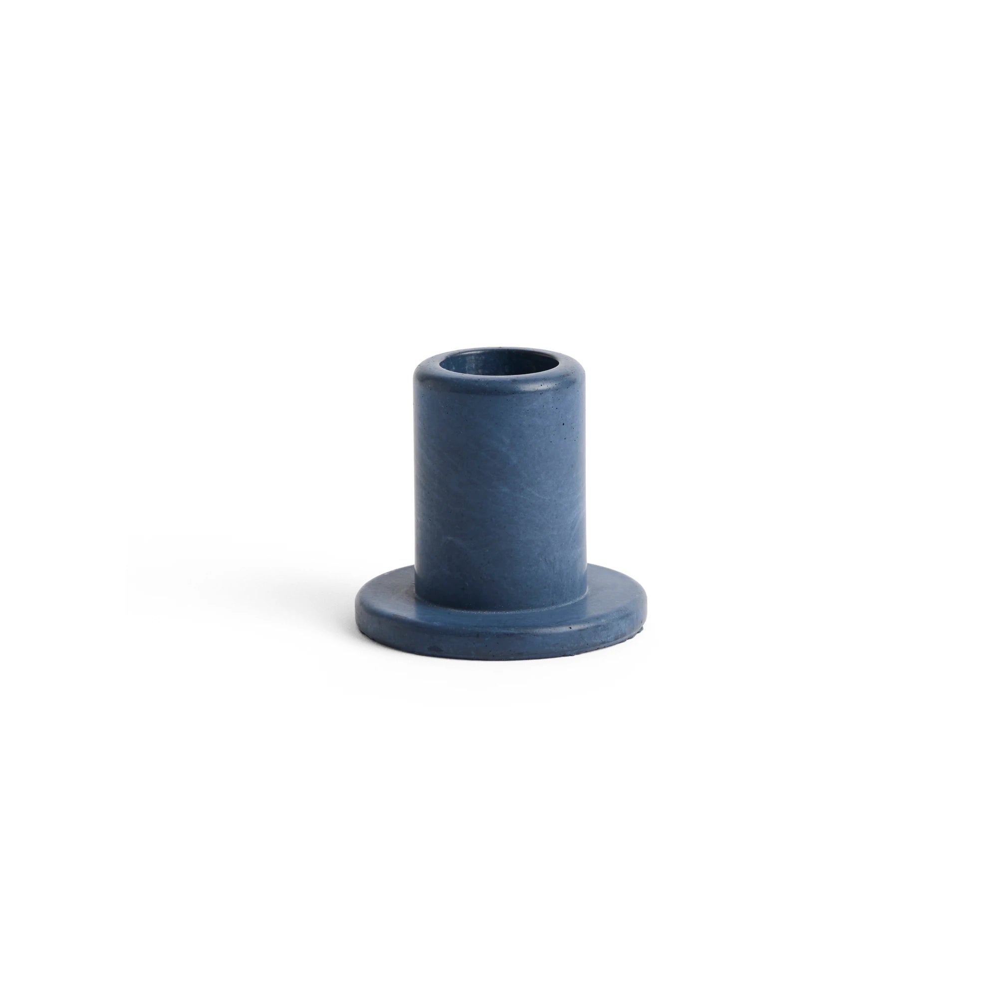 HAY Midnight Blue Small Tube Candleholder Concrete | Lifestory