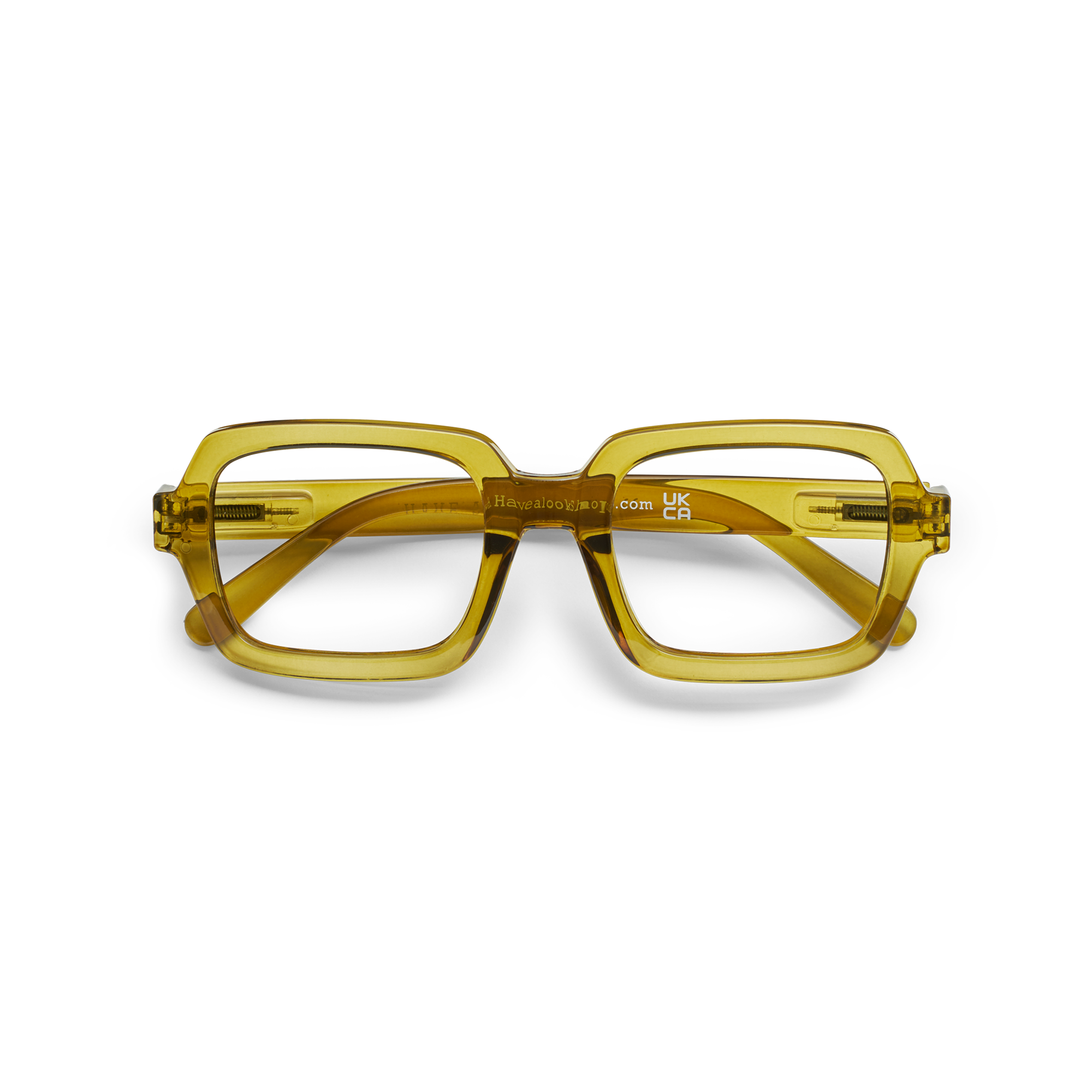 'Square' Reading Glasses by Have A Look in Moss | Lifestory