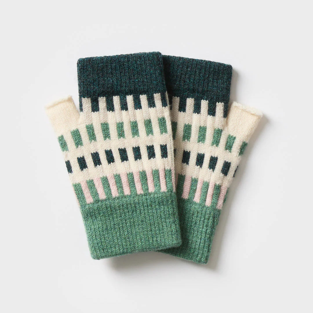 Fingerless Mitten in 'Harbour'  in Various Colourways by Hilary Grant