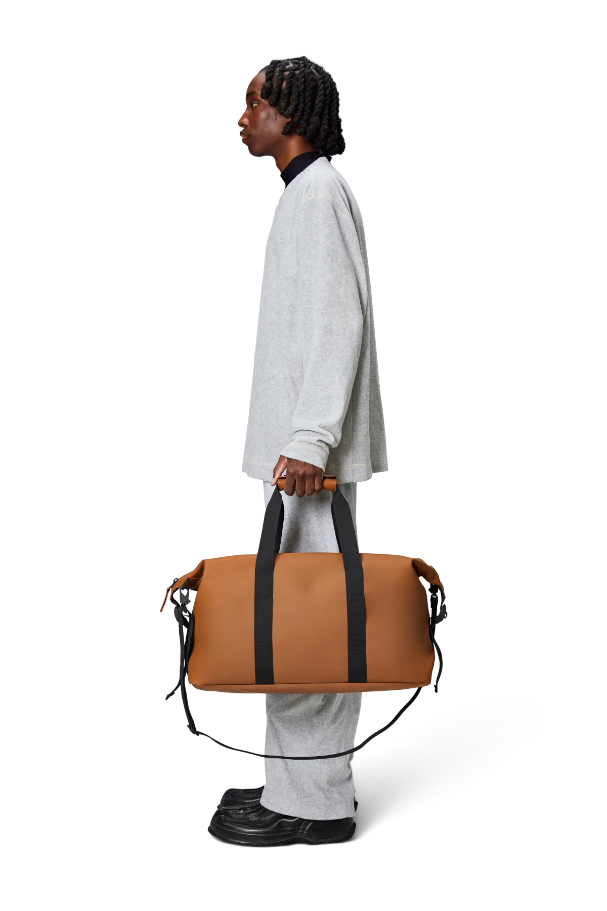 Rains Hilo Weekend Bag in Rust Waterproof - Lifestory