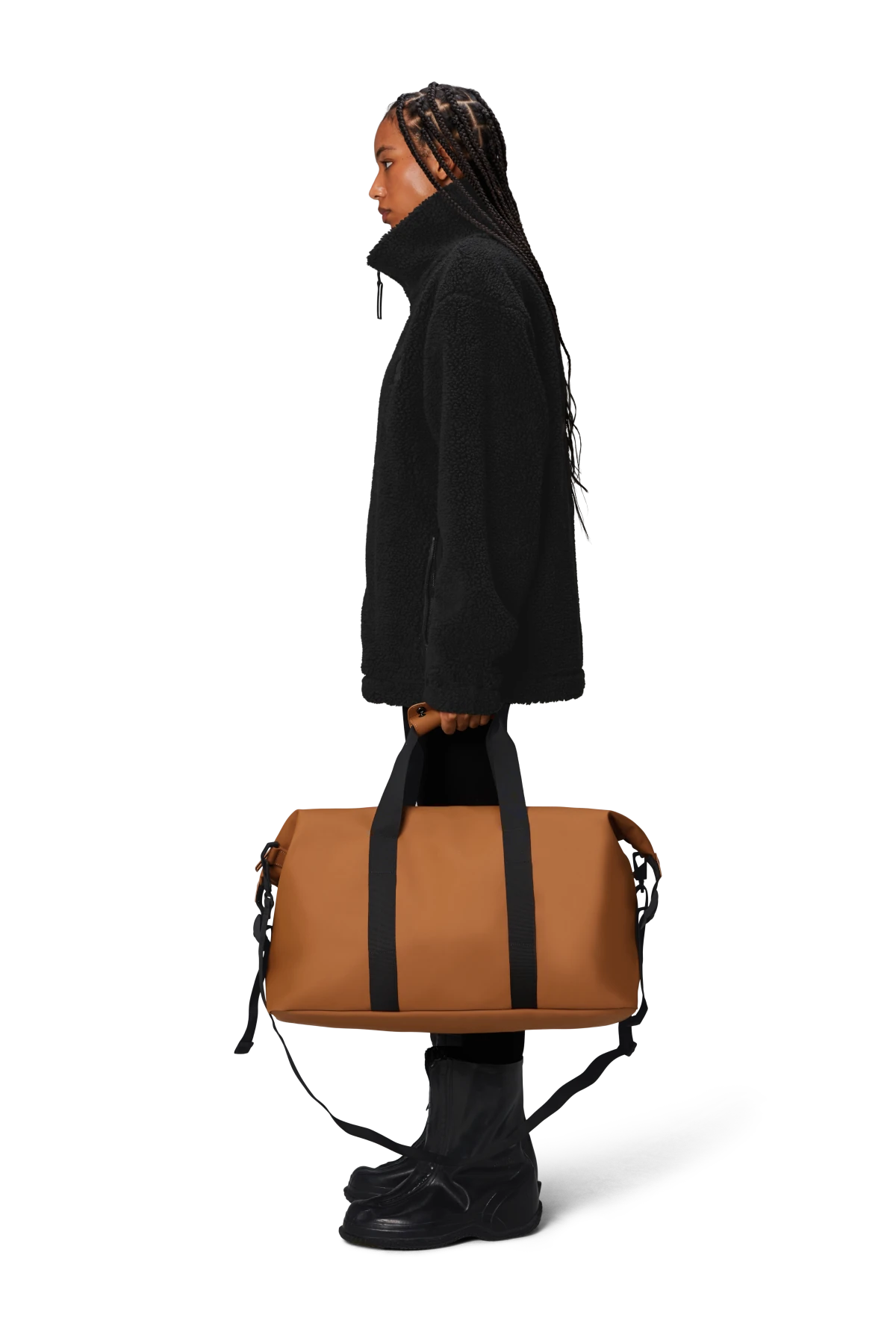 Rains Hilo Weekend Bag in Rust Waterproof - Lifestory