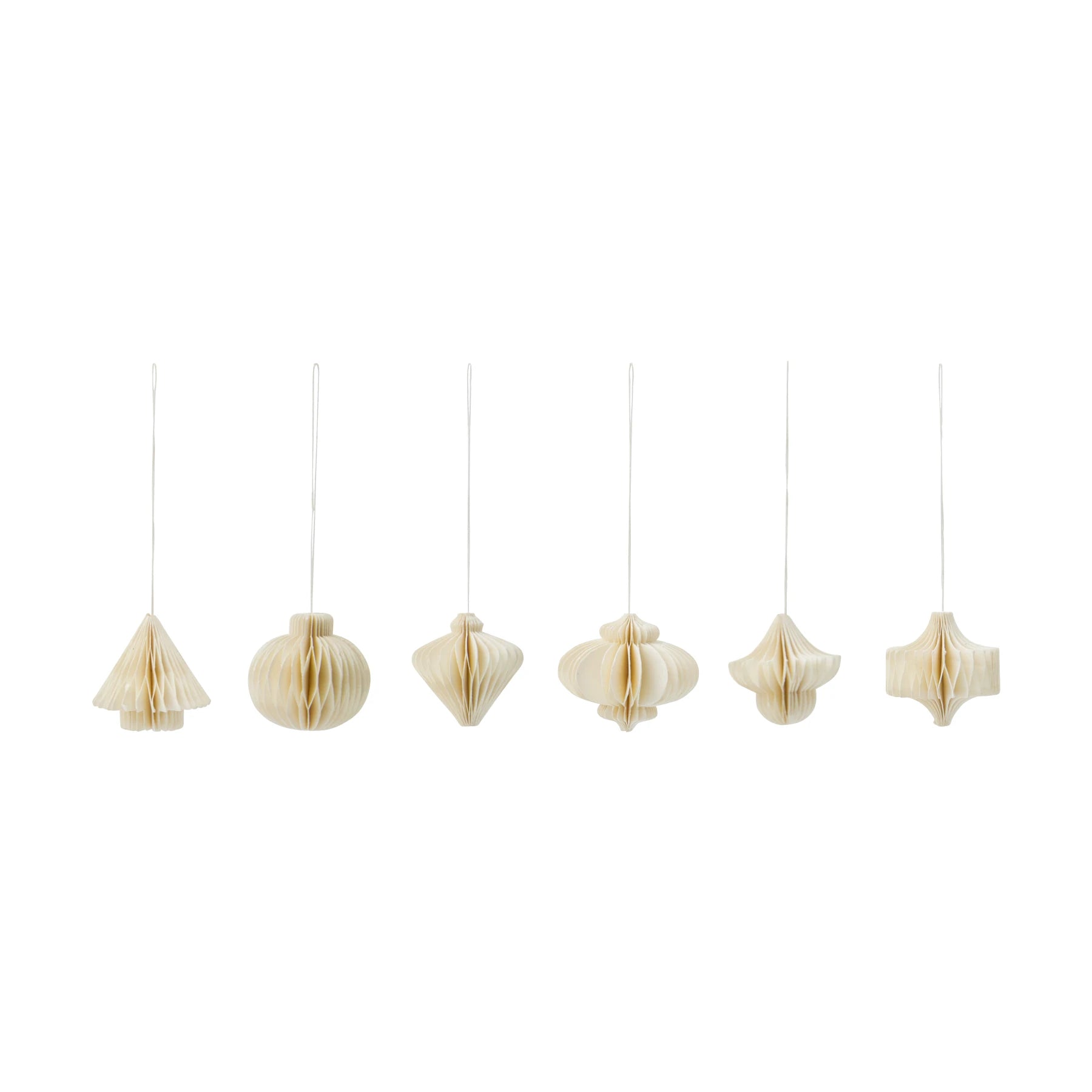 House Doctor HDComb Hanging Ornaments in off-white | Lifestory