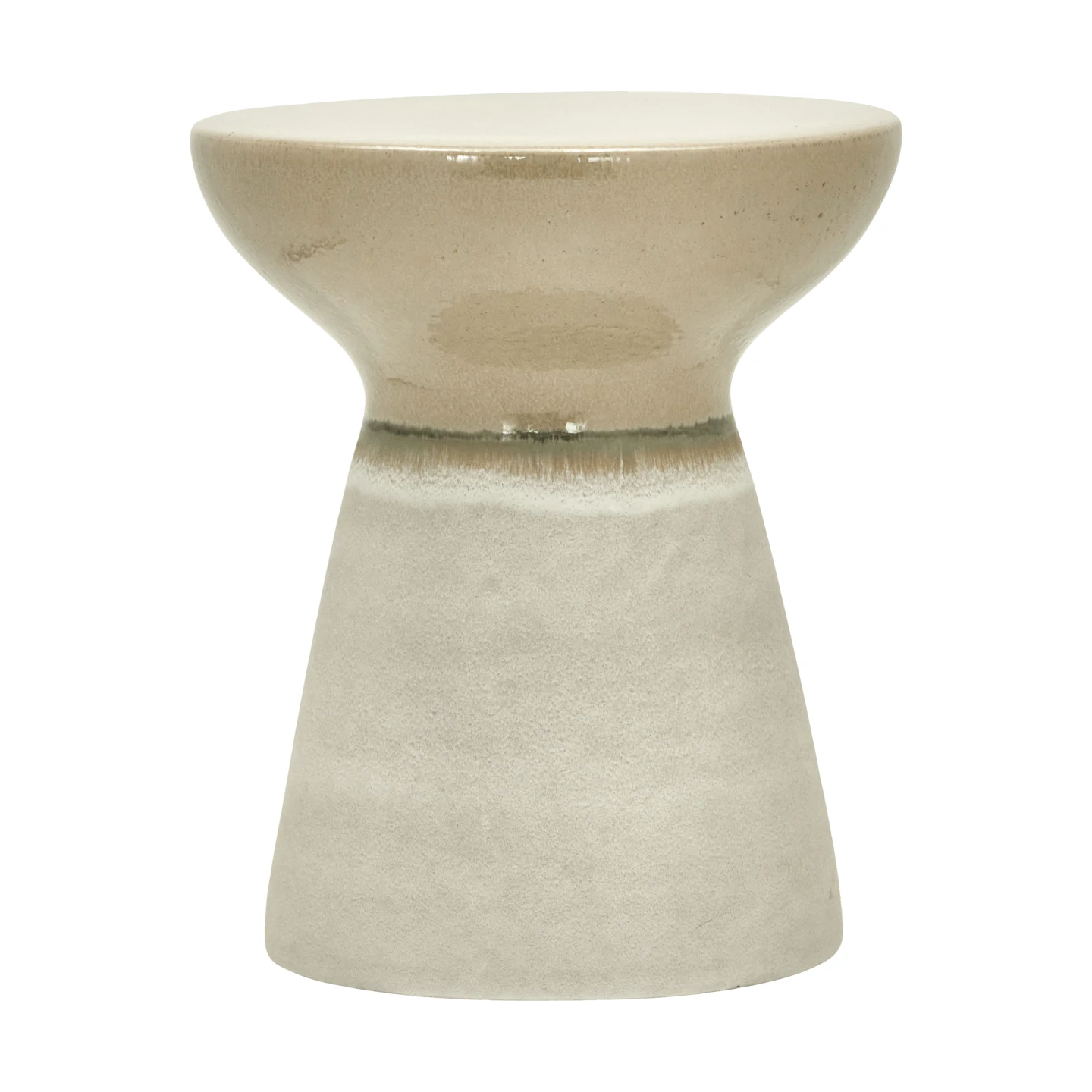 House Doctor 'Pablo' Ceramic Side Table / Stool in Sand