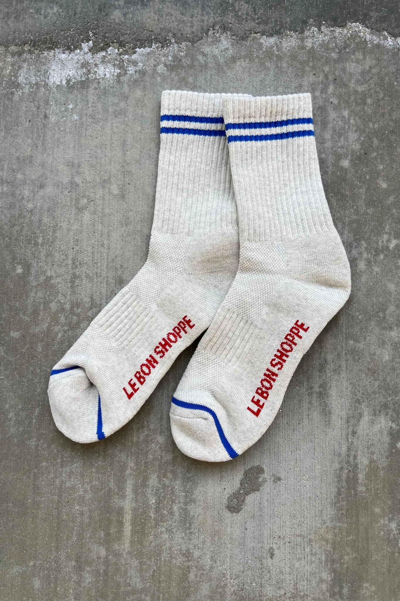 Boyfriend Socks | Ice | by Le Bon Shoppe - Lifestory