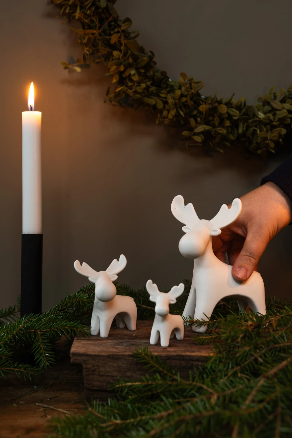 White Ceramic Ivan the Moose by Storefactory | Lifestory