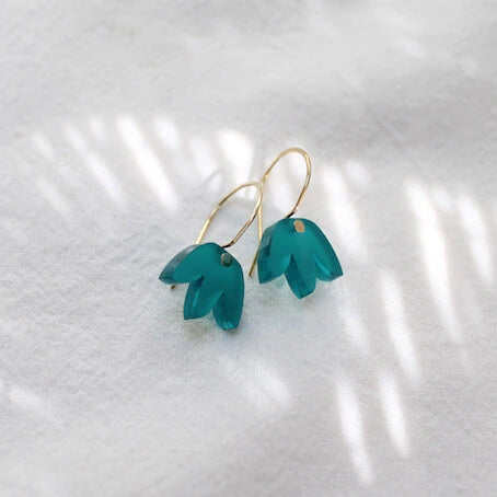 Jules & Clem Mini Matisse Earrings in Perspex