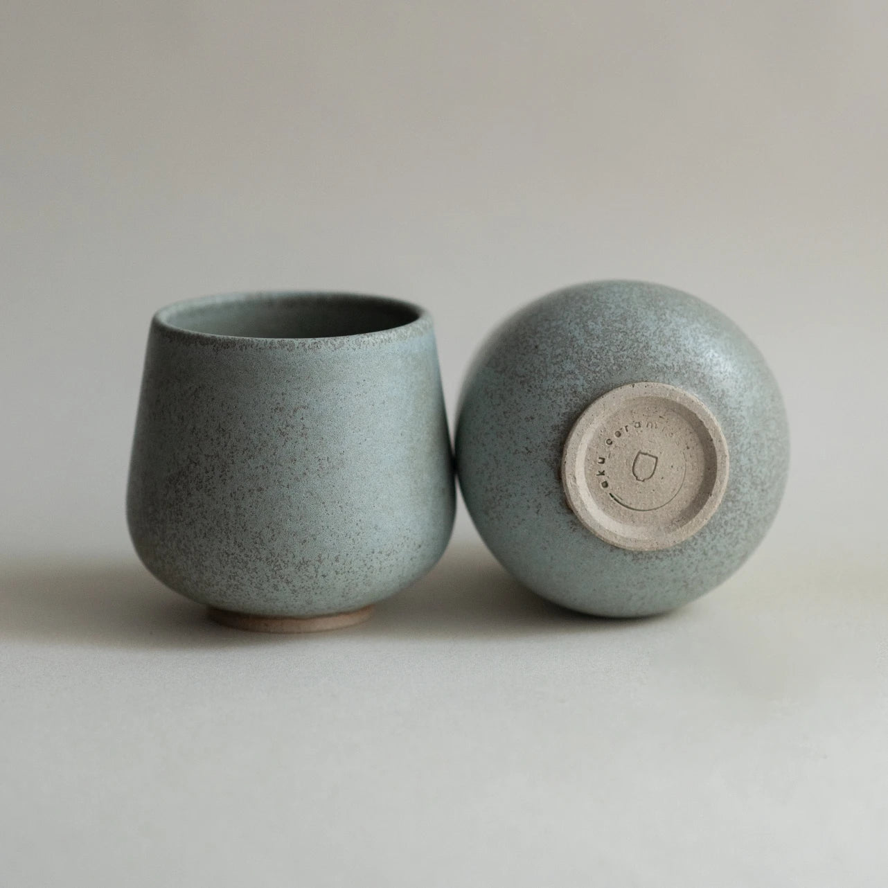 Large Cup - 250ml | Frost | Hand Thrown Stoneware | by Aku Ceramics